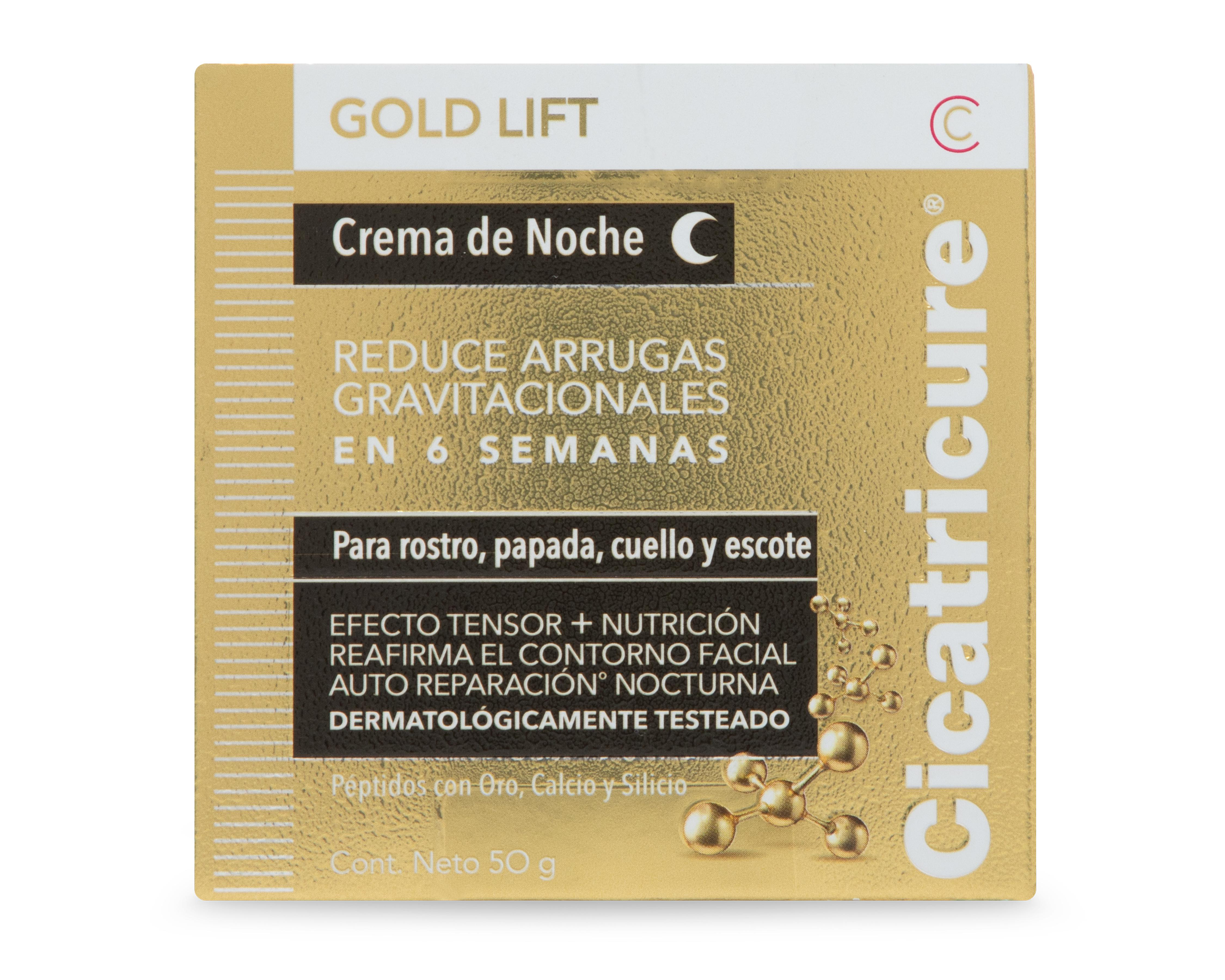 Foto 4 pulgar | Crema Facial Cicatricure Gold Lift de Noche 50 g