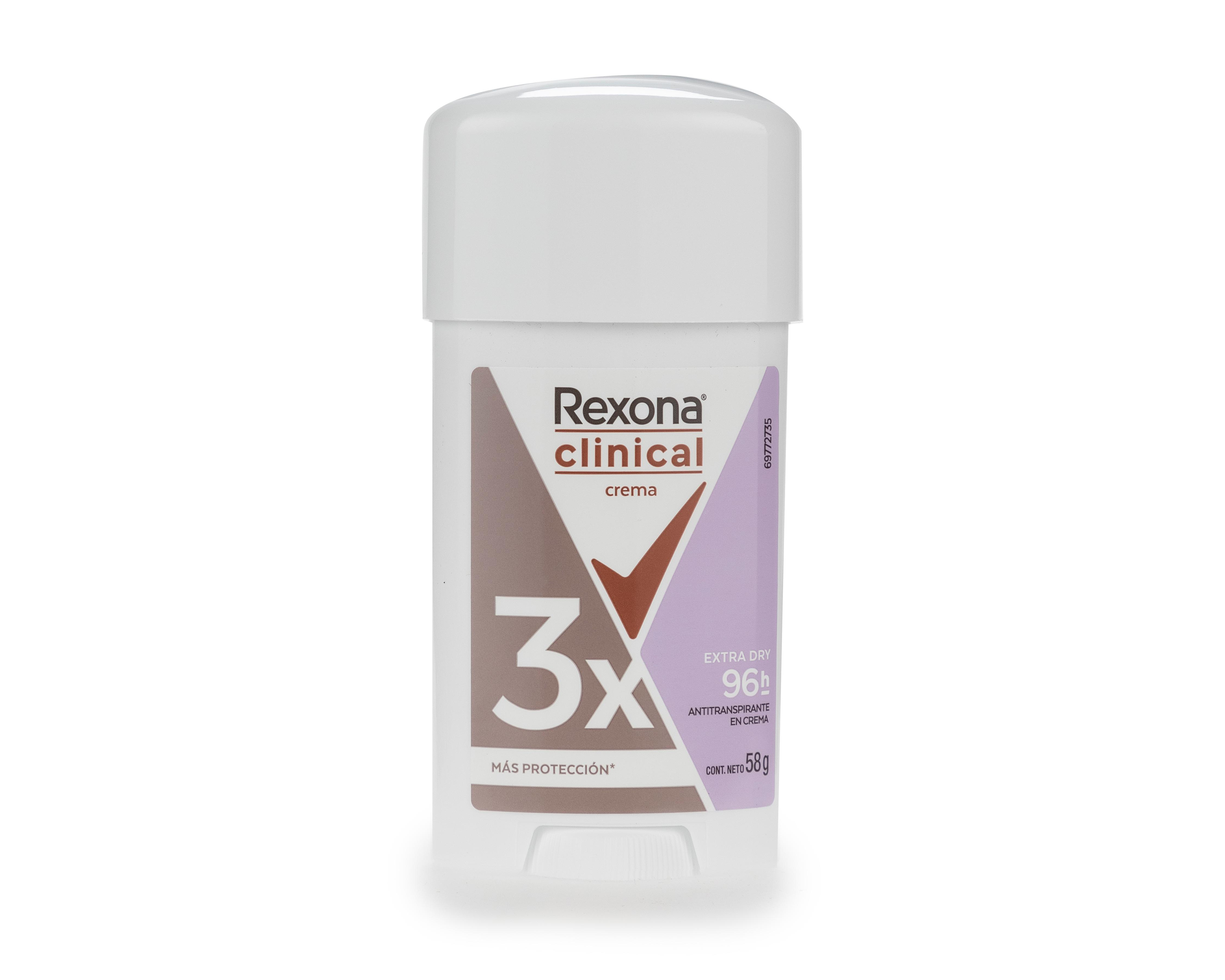 Desodorante Rexona Clinical en Crema Extra Dry 58 g