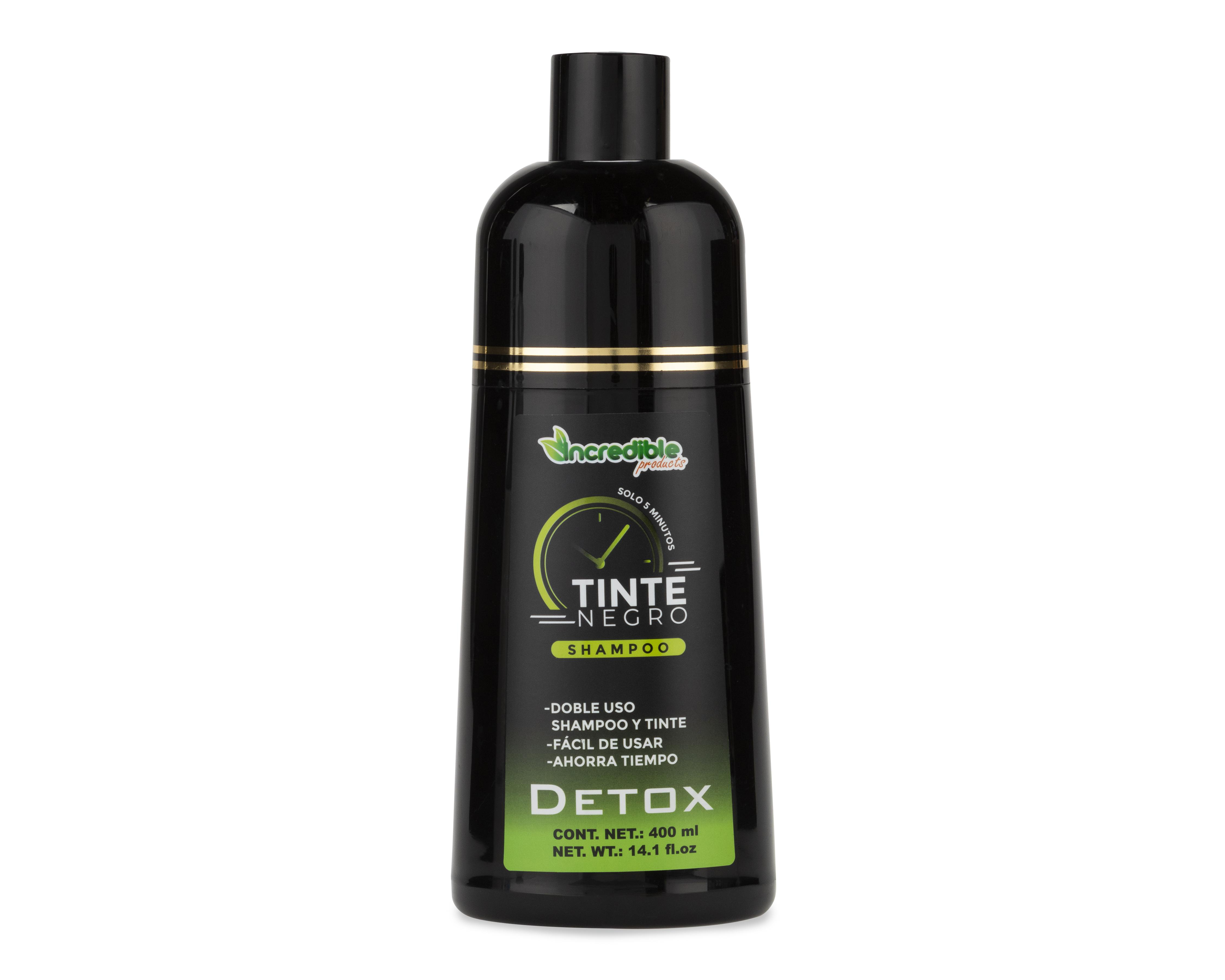 Foto 1 | Shampoo Incredible Products Detox con Tinte Negro 400 ml