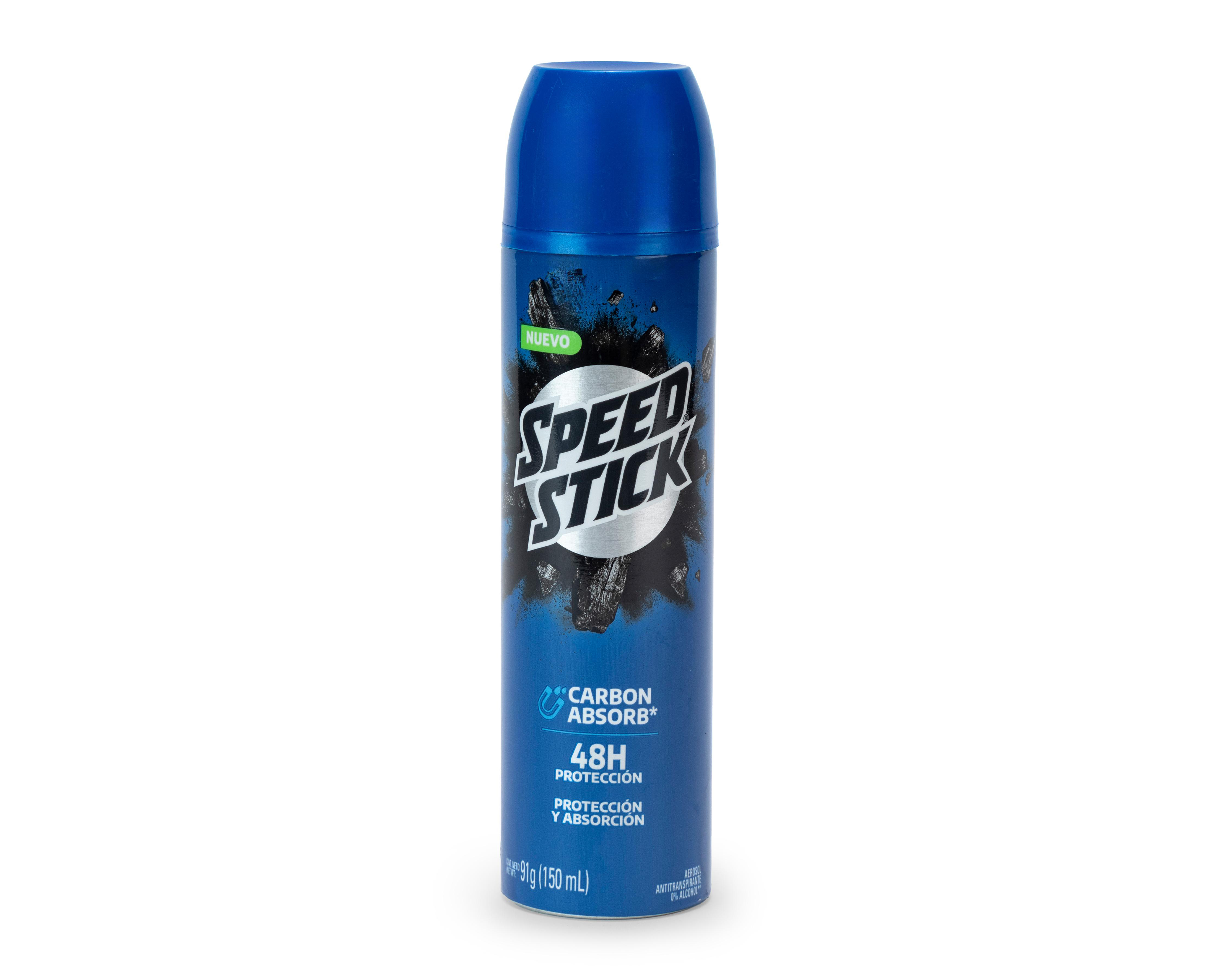 Desodorante en Aerosol Speed Stick Carbón Absorb 150 ml