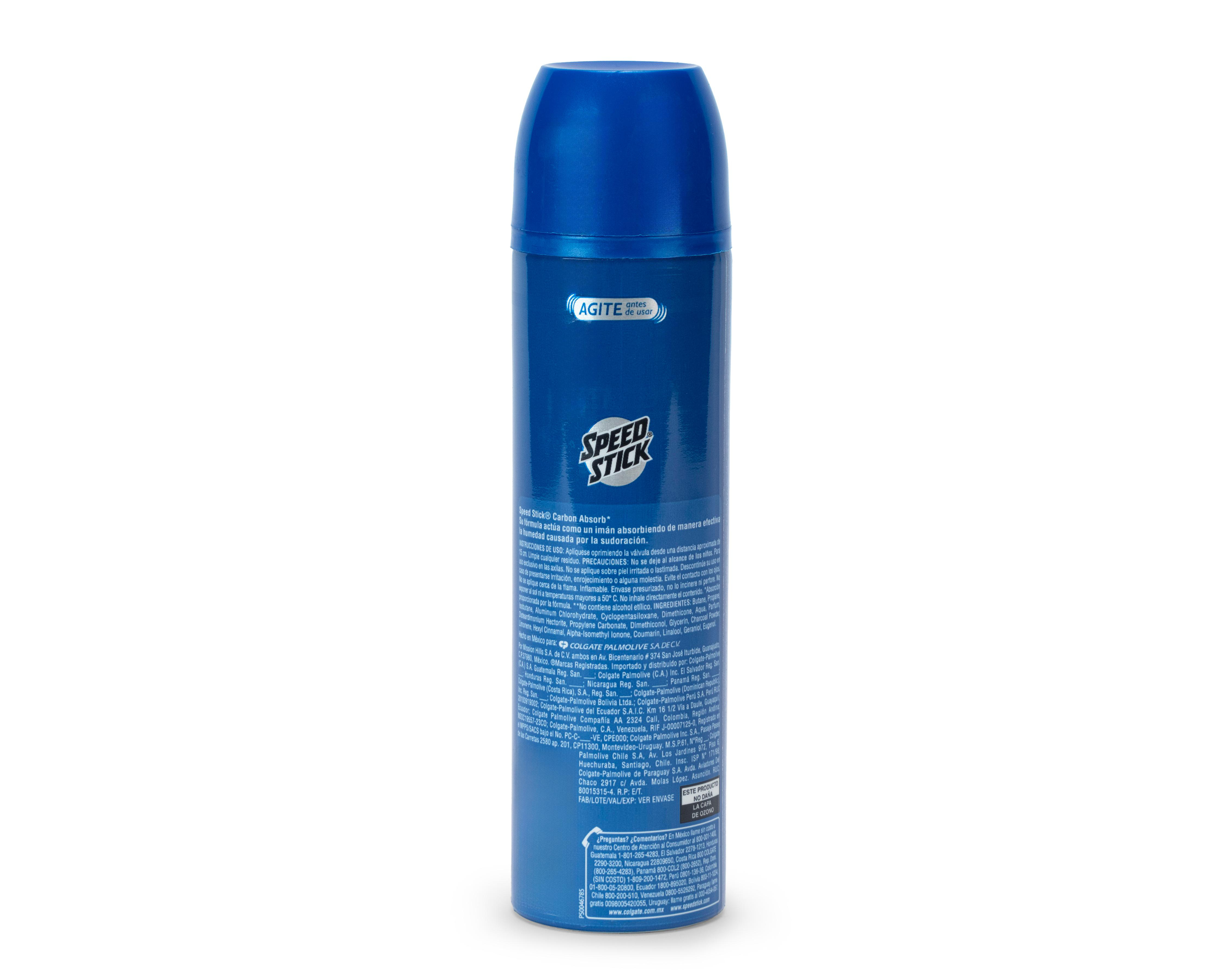 Foto 2 | Desodorante en Aerosol Speed Stick Carbón Absorb 150 ml