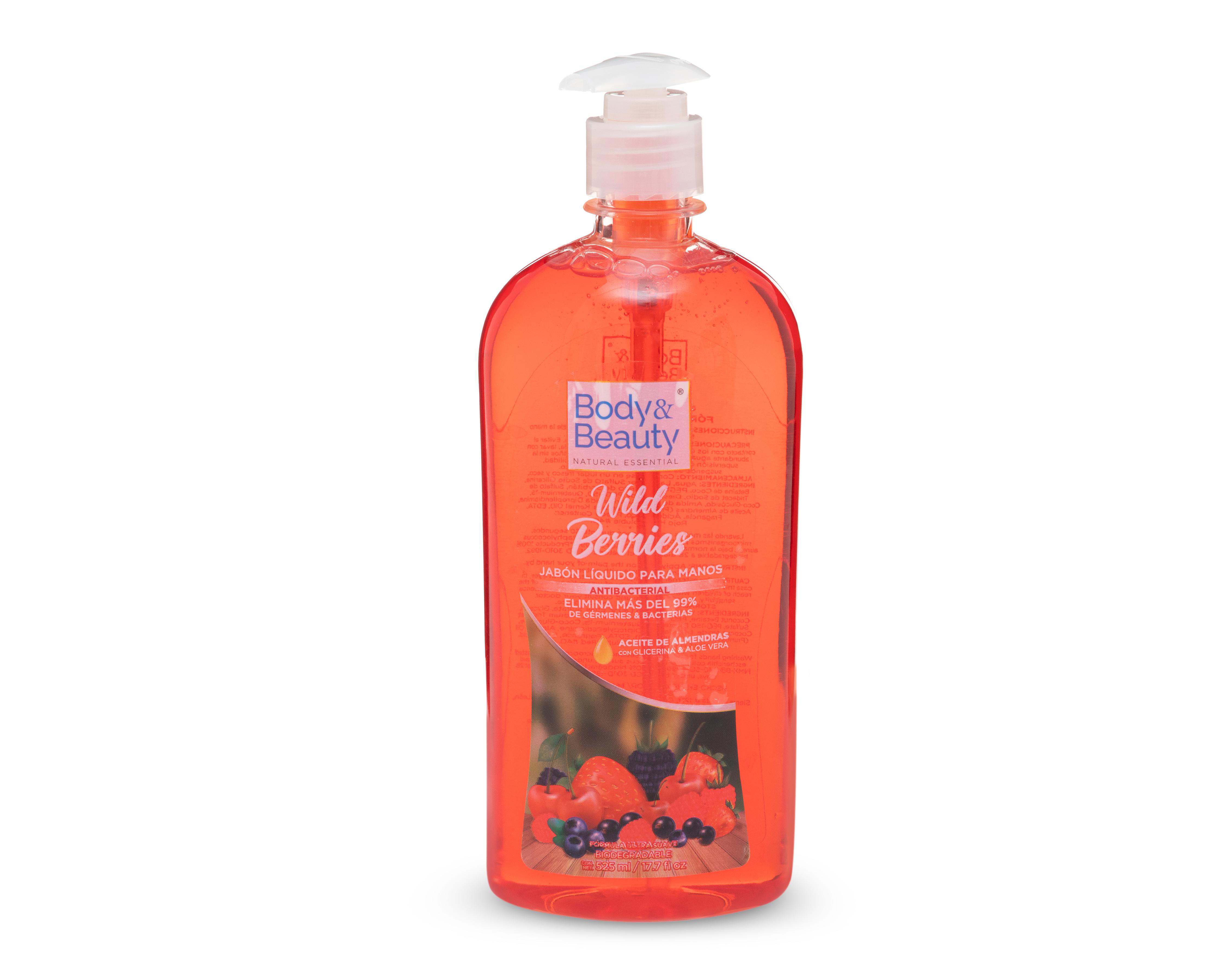 Jabón Líquido Body & Beauty para Manos Antibacterial 525 ml