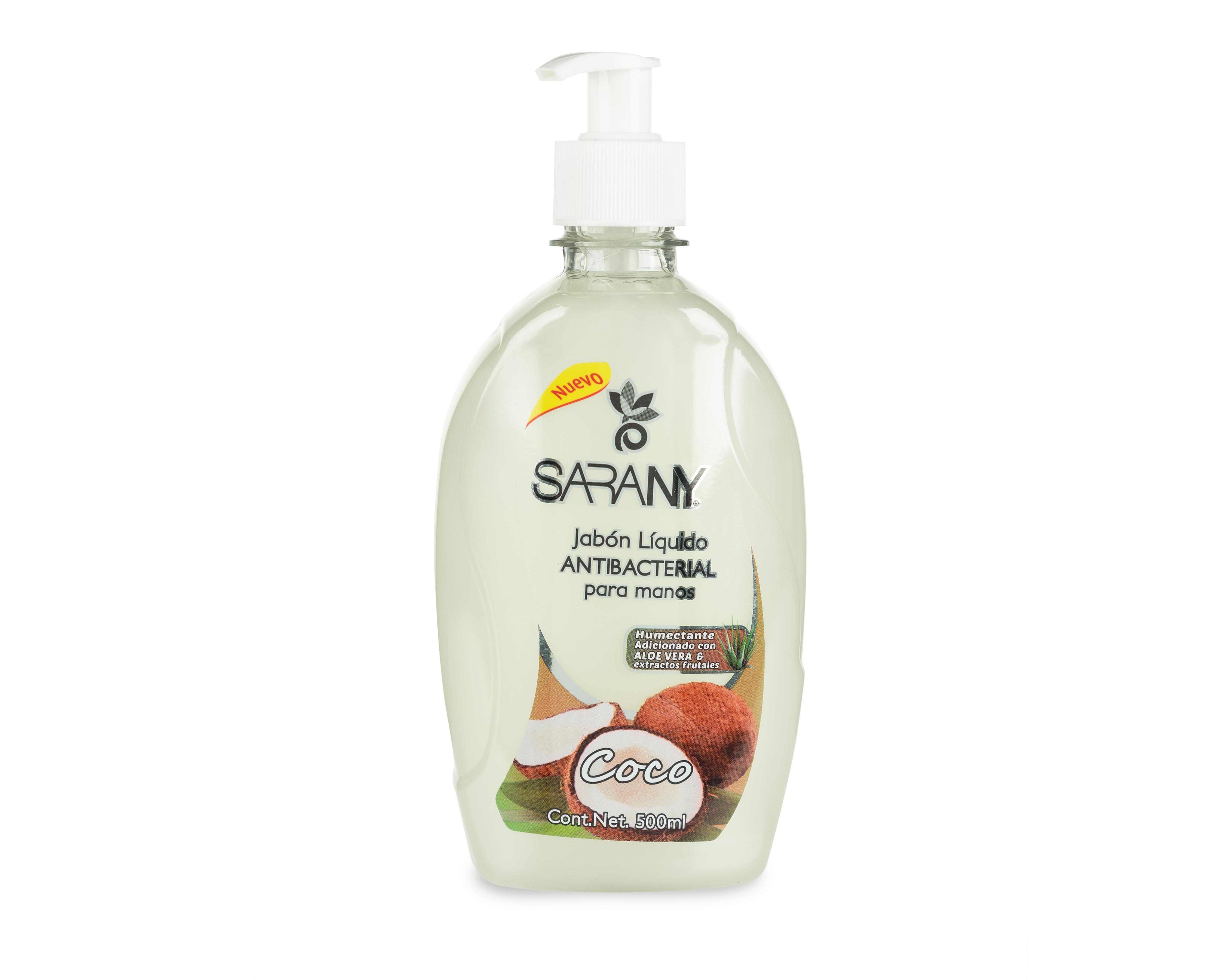 Foto 1 | Jabón Líquido Antibacterial Sarany para Manos Coco 500 ml