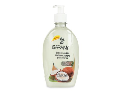 Foto 1 | Jabón Líquido Antibacterial Sarany para Manos Coco 500 ml