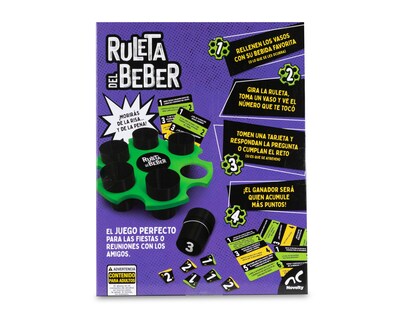Foto 2 | Juego de Mesa Ruleta del Beber Novelty
