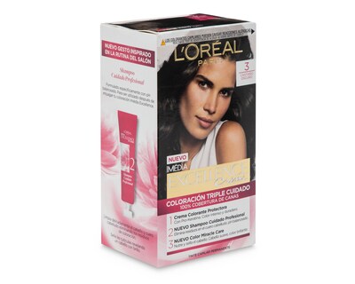Foto 2 | Tinte para Cabello L'Oréal Imédia Excellence Creme 3 Castaño Oscuro