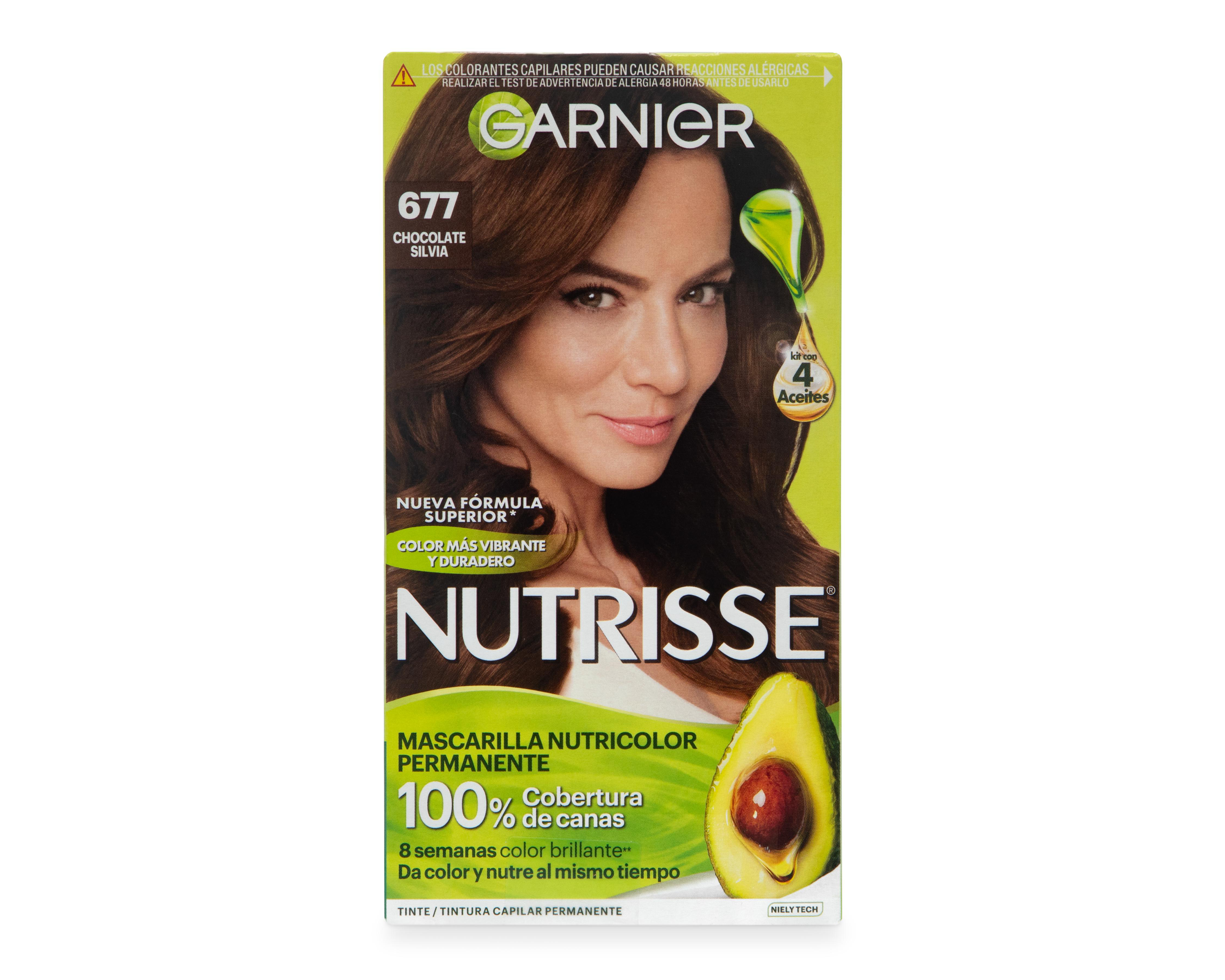 Tinte para Cabello Garnier Nutrisse 677 Chocolate Silvia $64