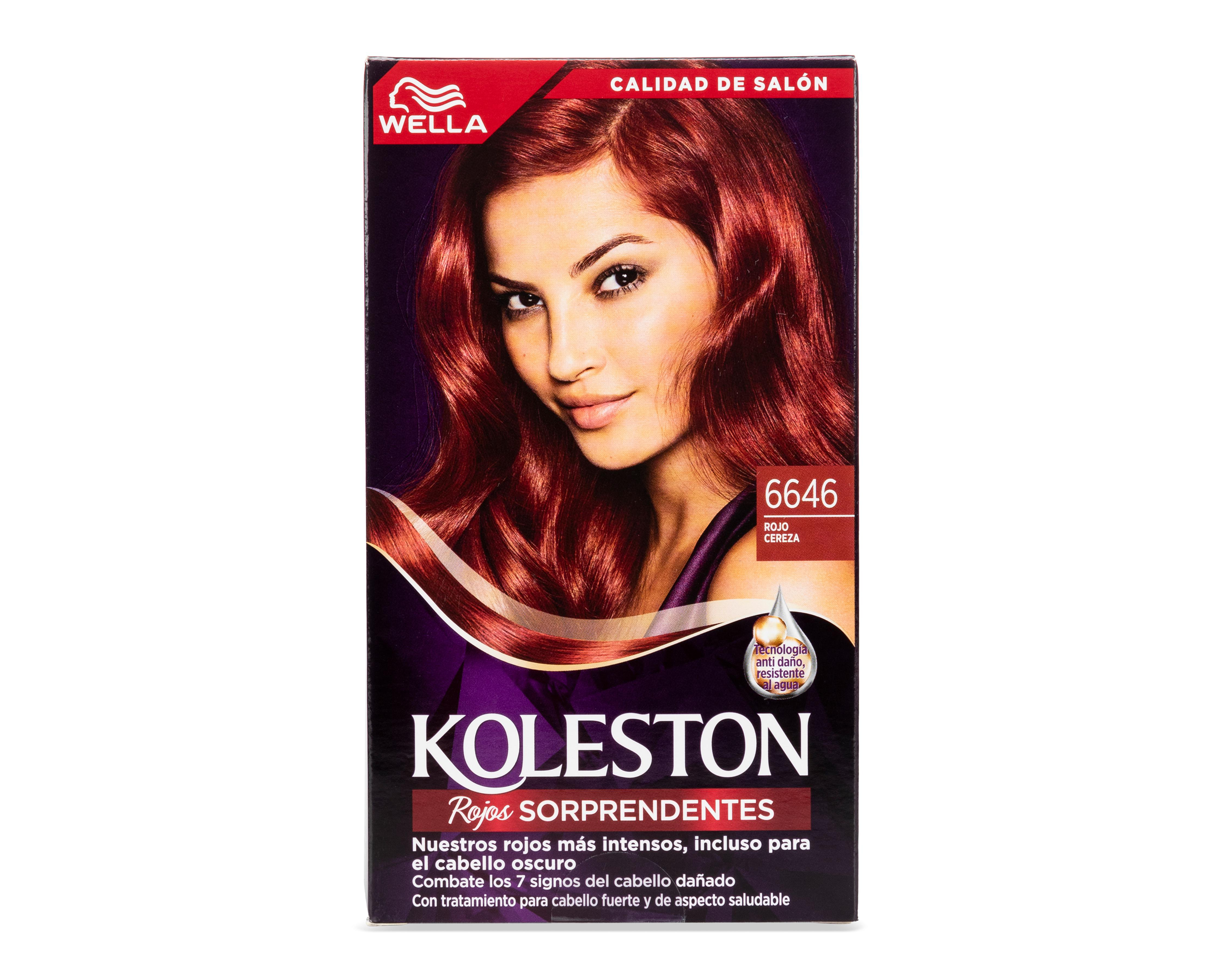 Foto 2 pulgar | Tinte para Cabello Koleston Rojo Cereza 6646