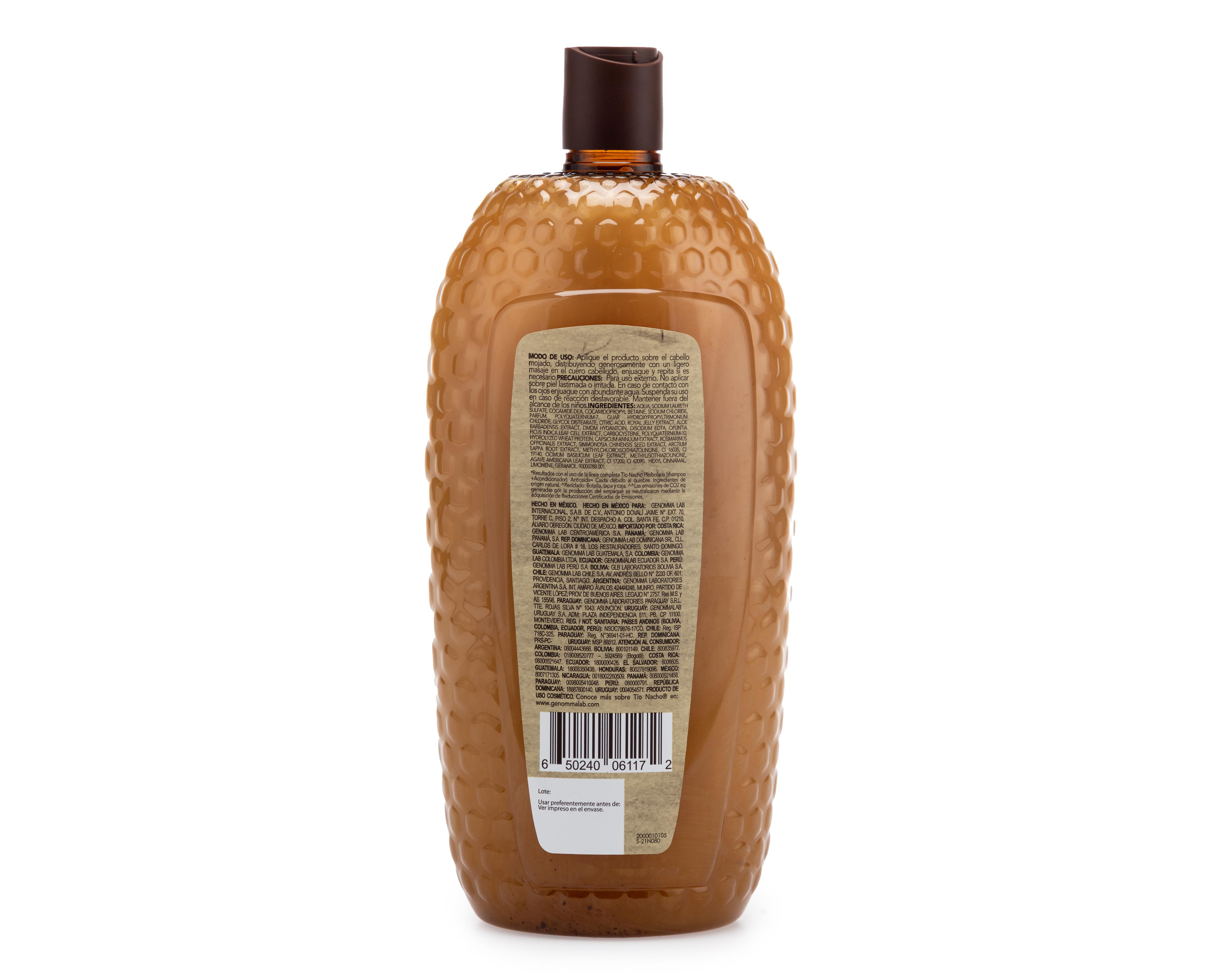 Foto 2 | Shampoo Tío Nacho Herbolaria Milenaria Jalea Real + Extractos Anti-Caída 950 ml