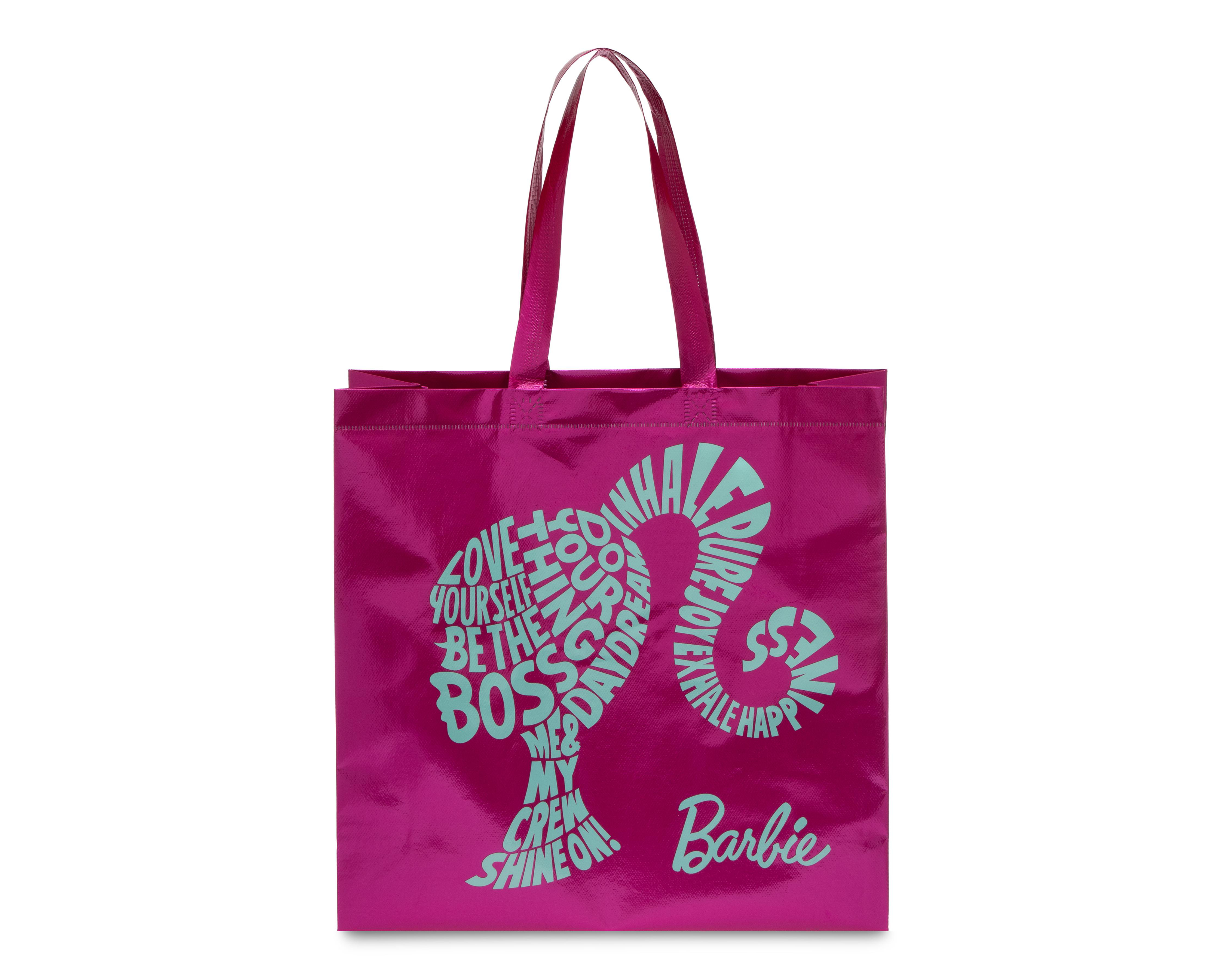 Bolsa Reutilizable Barbie Metalizada