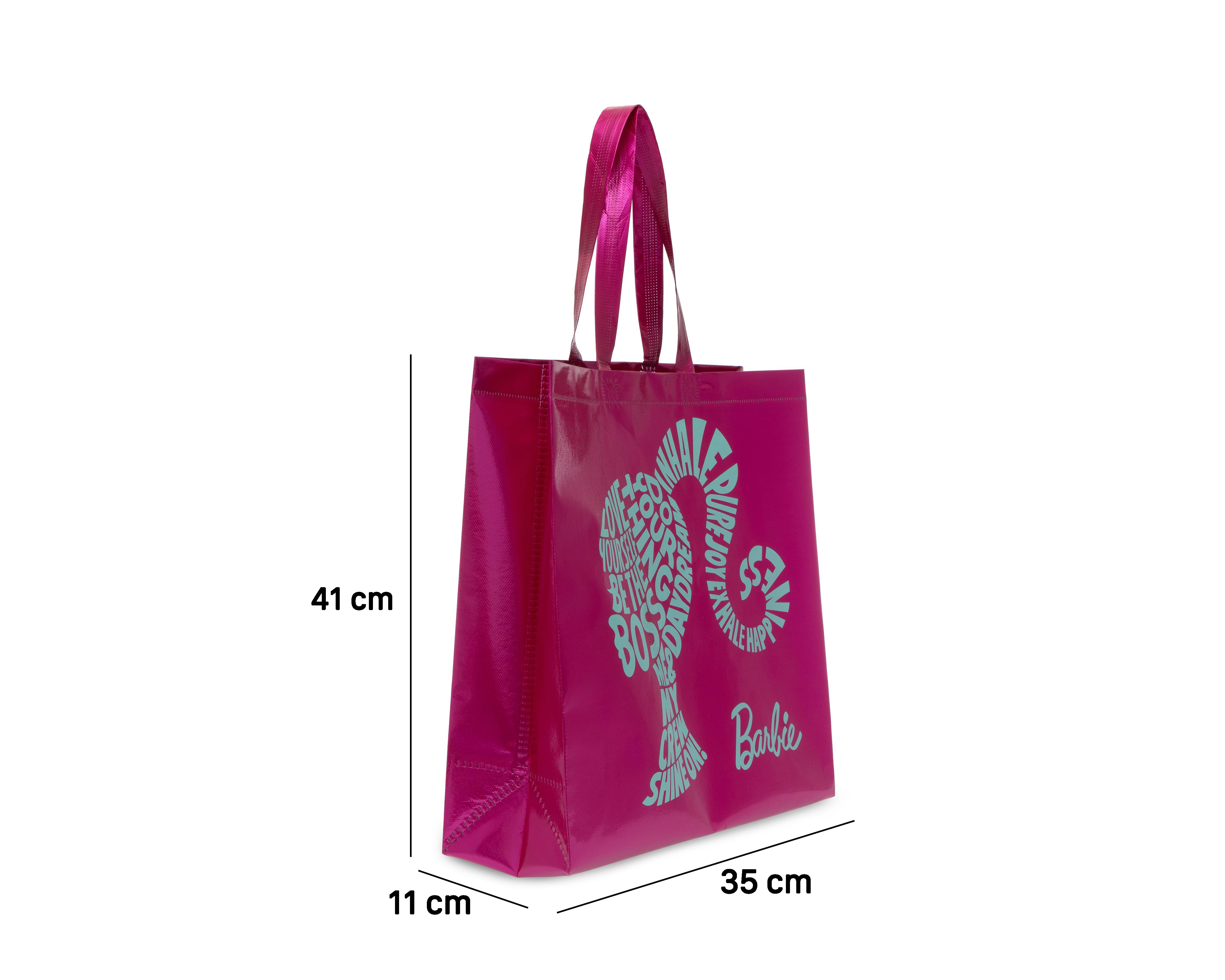 Foto 5 pulgar | Bolsa Reutilizable Barbie Metalizada