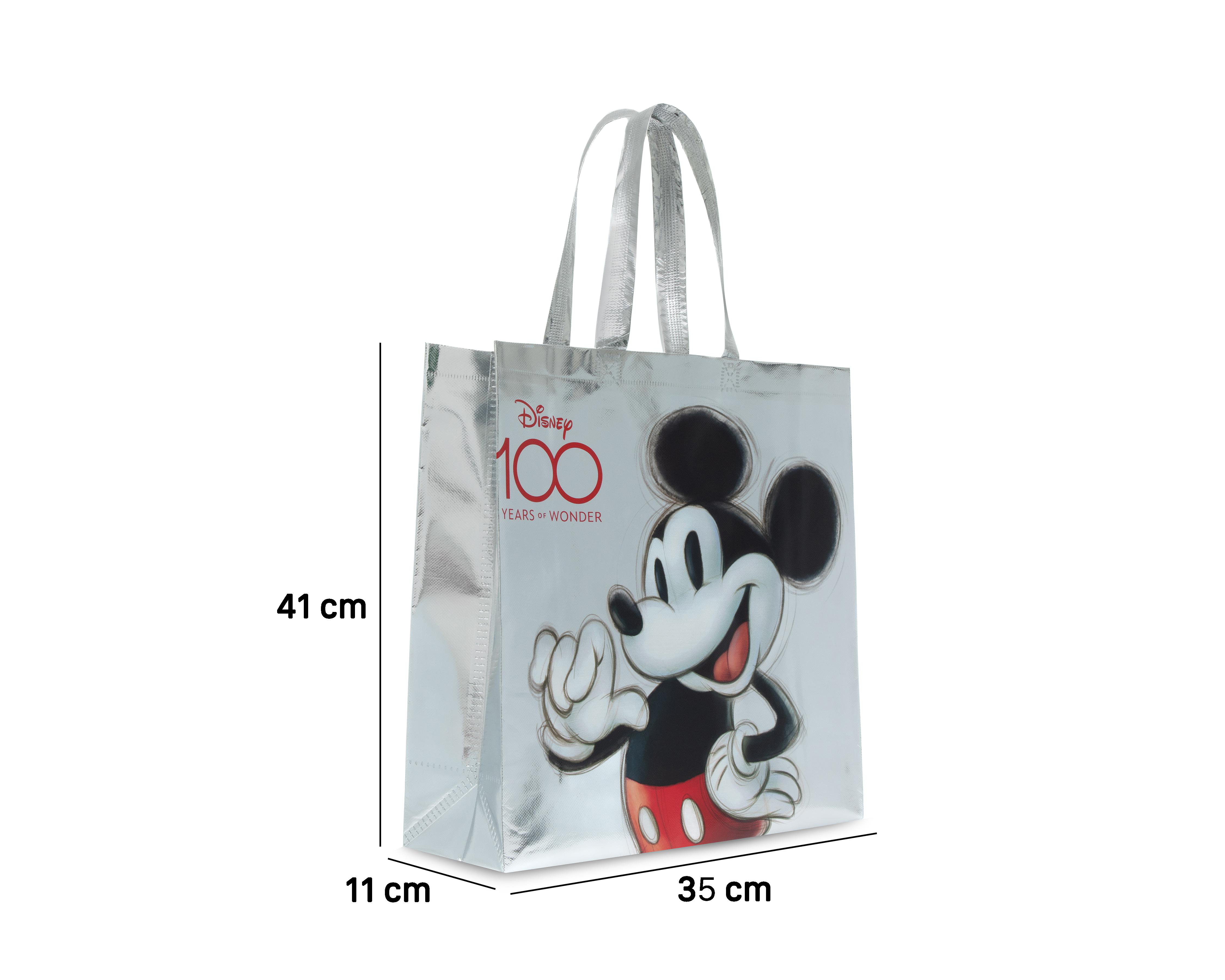 Foto 5 pulgar | Bolsa Reutilizable Disney Mickey Mouse 100 Años