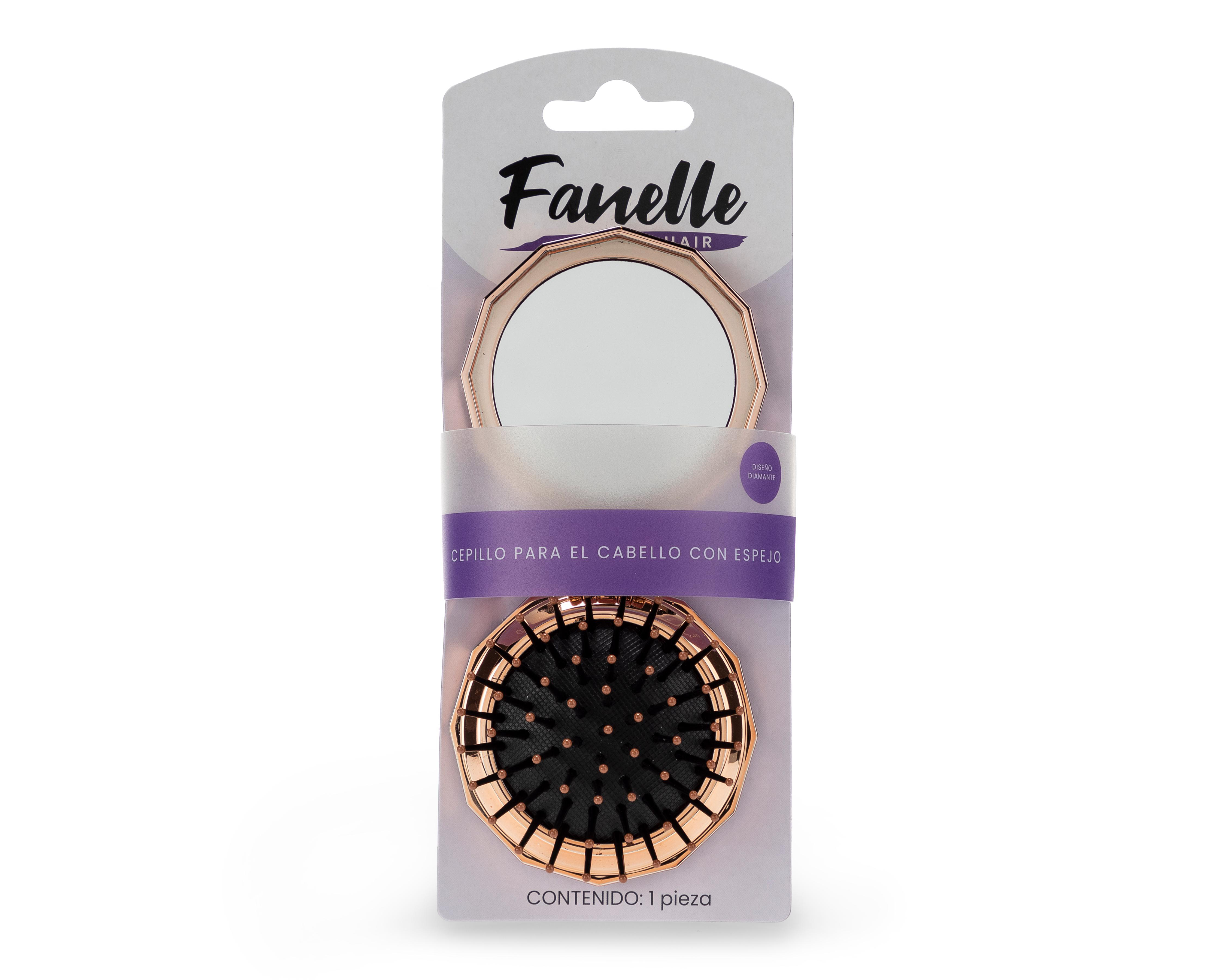 Foto 7 pulgar | Cepillo para Cabello Fanelle con Espejo