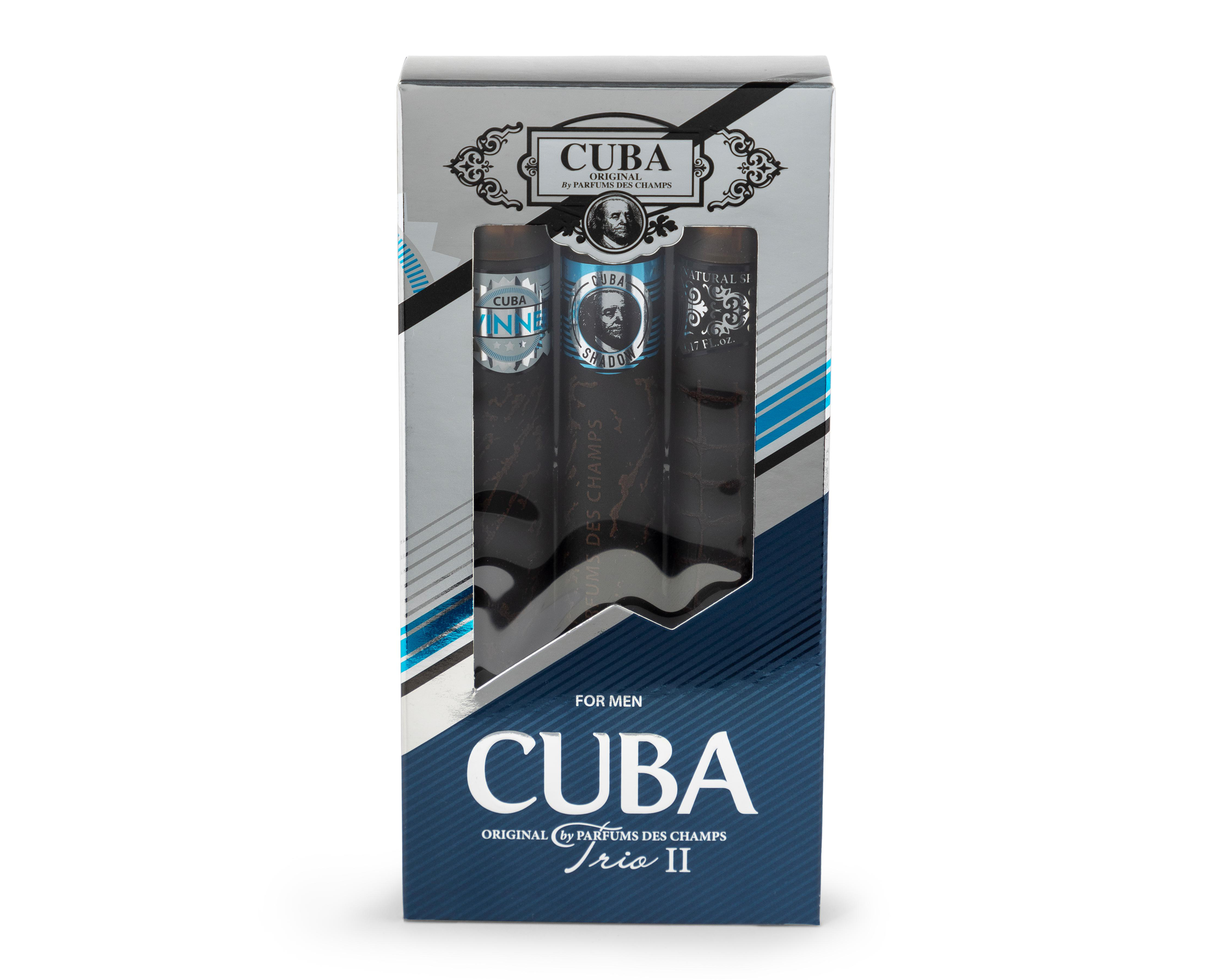 Perfume Cuba Eau de Toilette 3 Piezas