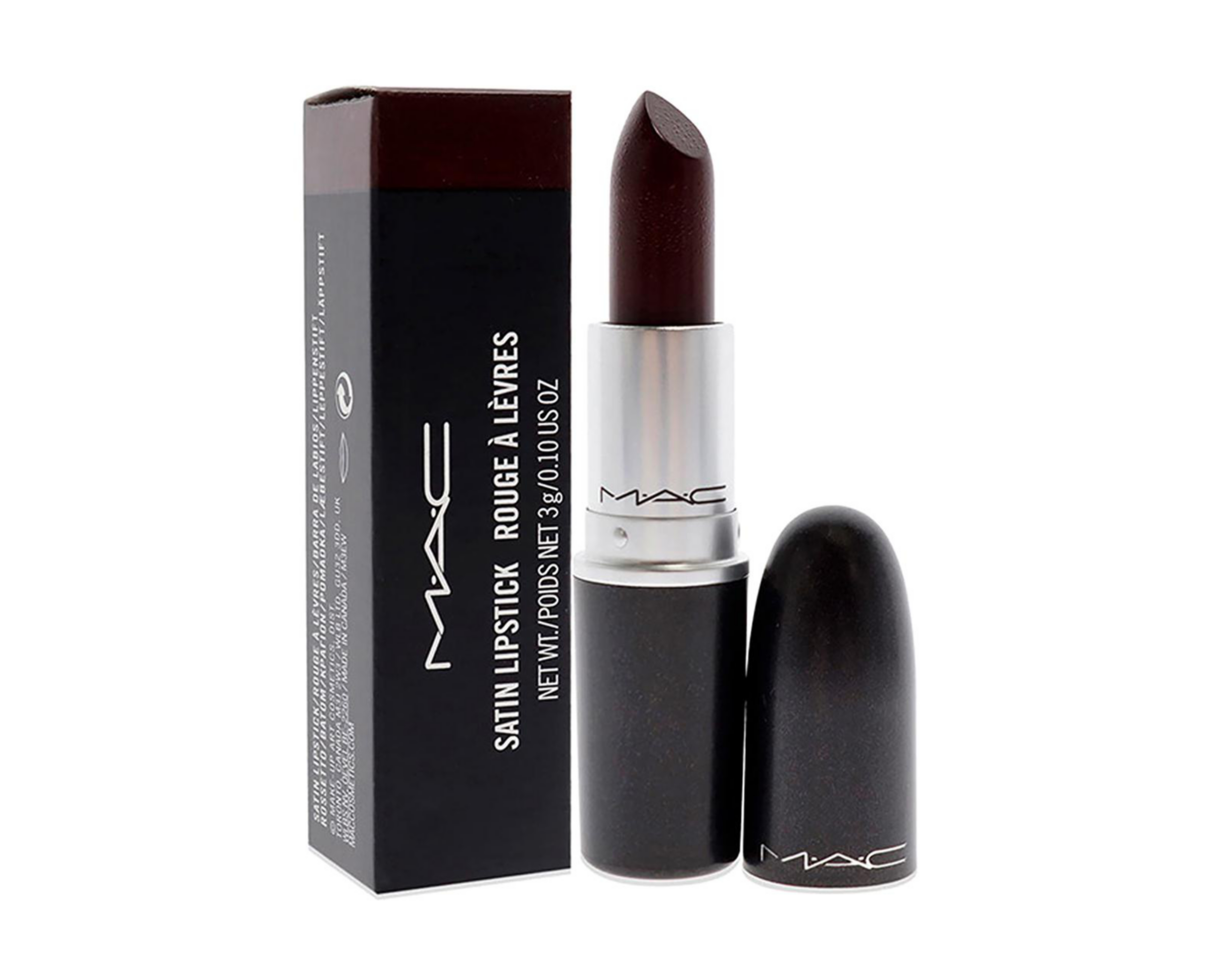 Foto 1 | Lápiz Labial MAC Satin Lipstick Media