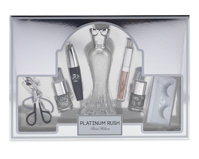 Foto 1 | Estuche para Mujer Paris Hilton Platinum Rush 7 Piezas