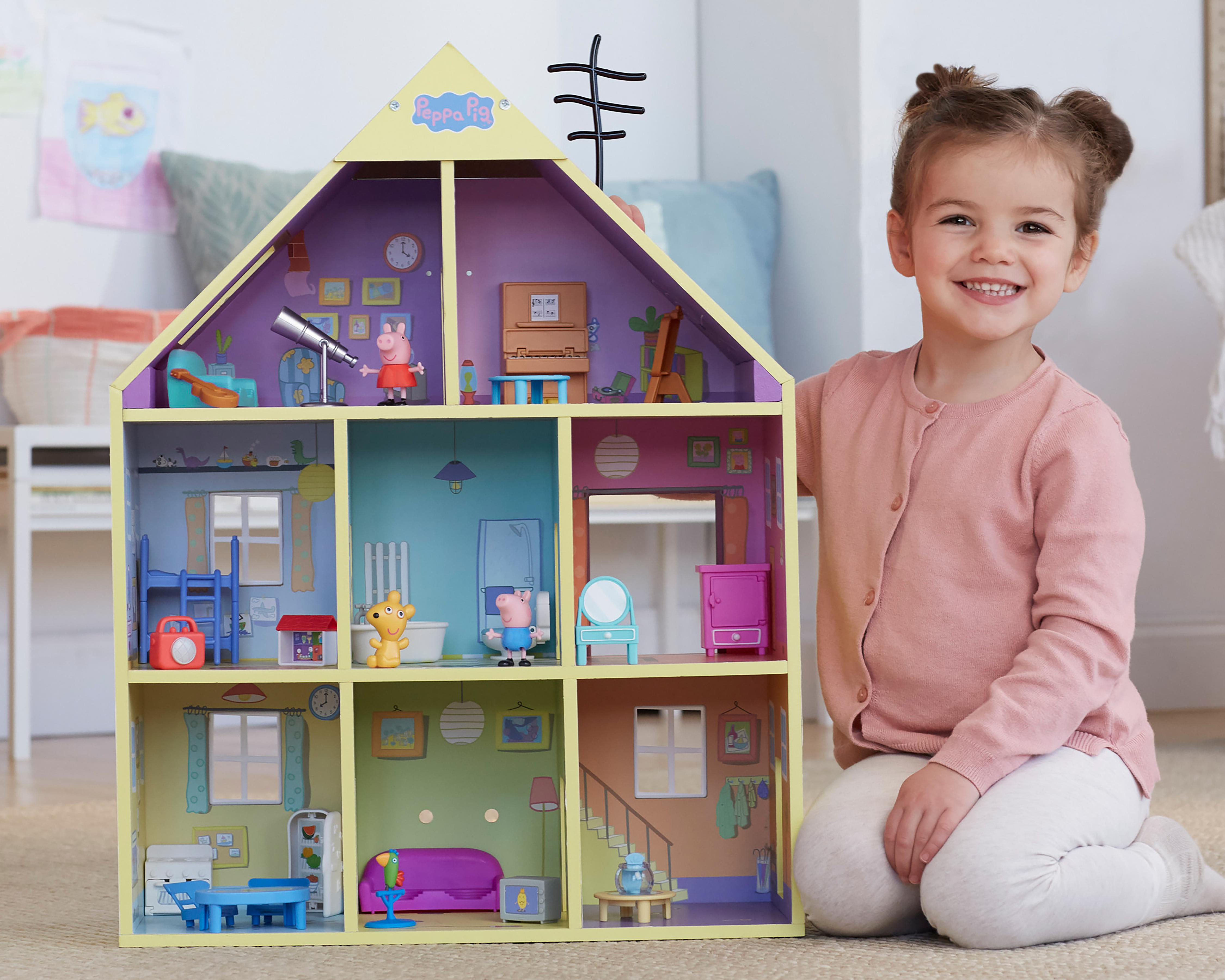 Foto 4 pulgar | Súper Casa de Madera Hasbro Peppa Pig