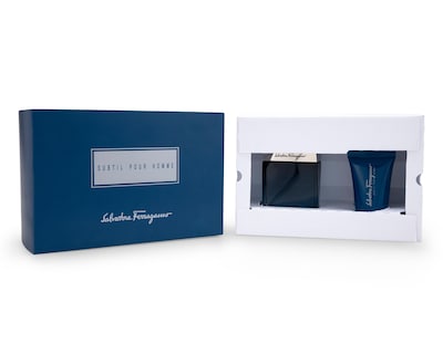 Foto 4 | Estuche para Hombre Salvatore Ferragamo Subtil Pour Homme 3 Piezas