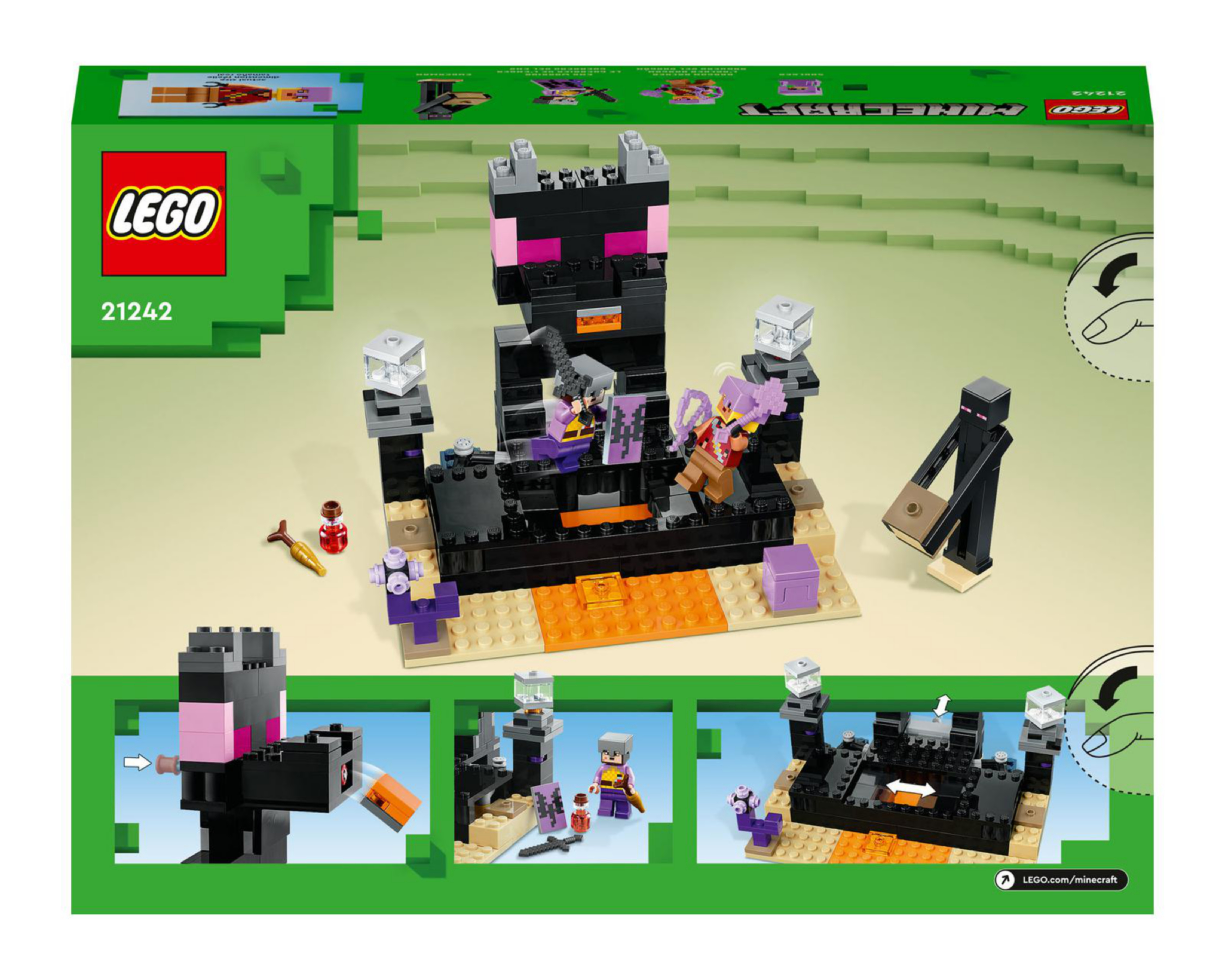 Foto 10 pulgar | LEGO Minecraft: El Combate en el End