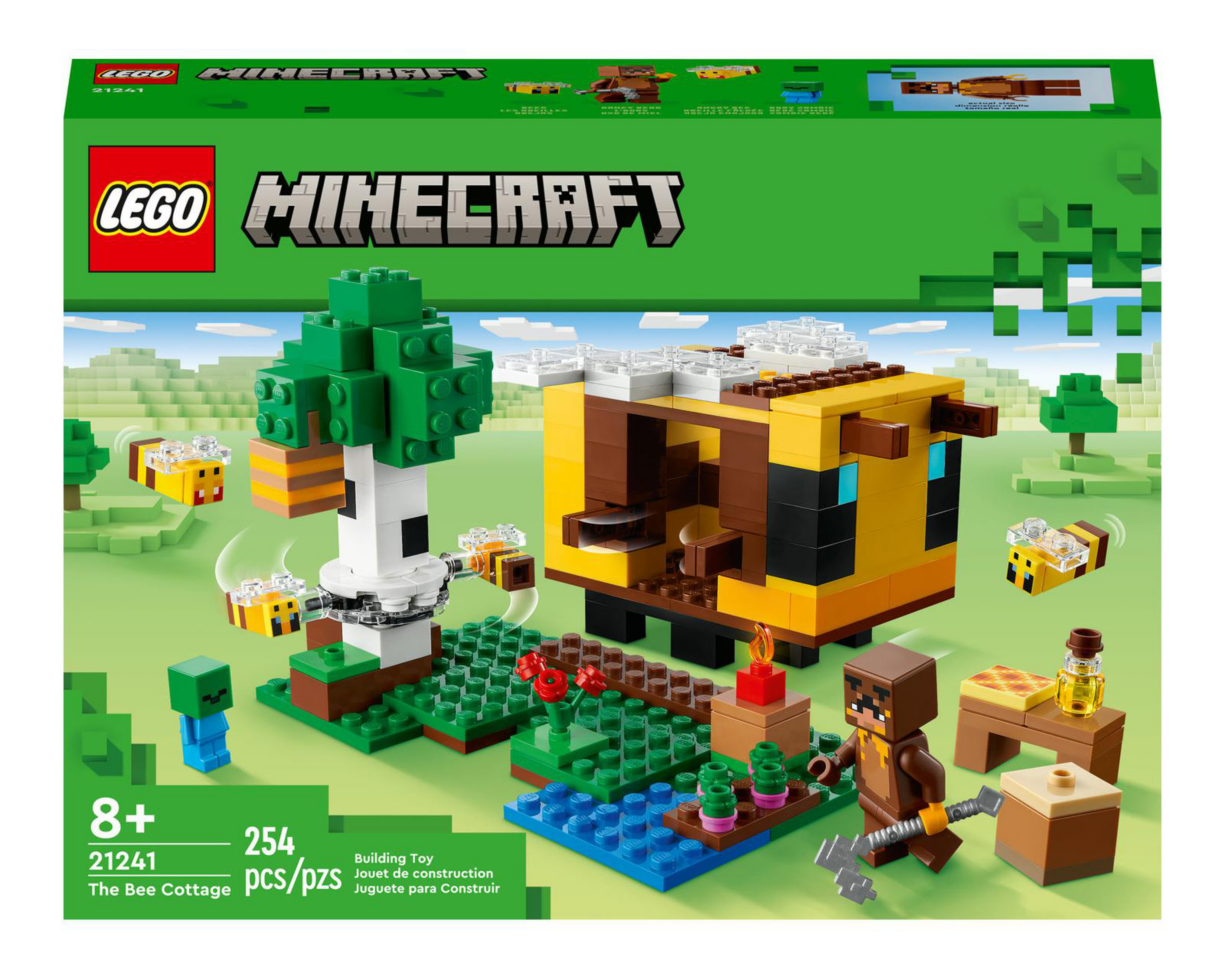 Foto 1 | LEGO Minecraft: La Cabaña-Abeja