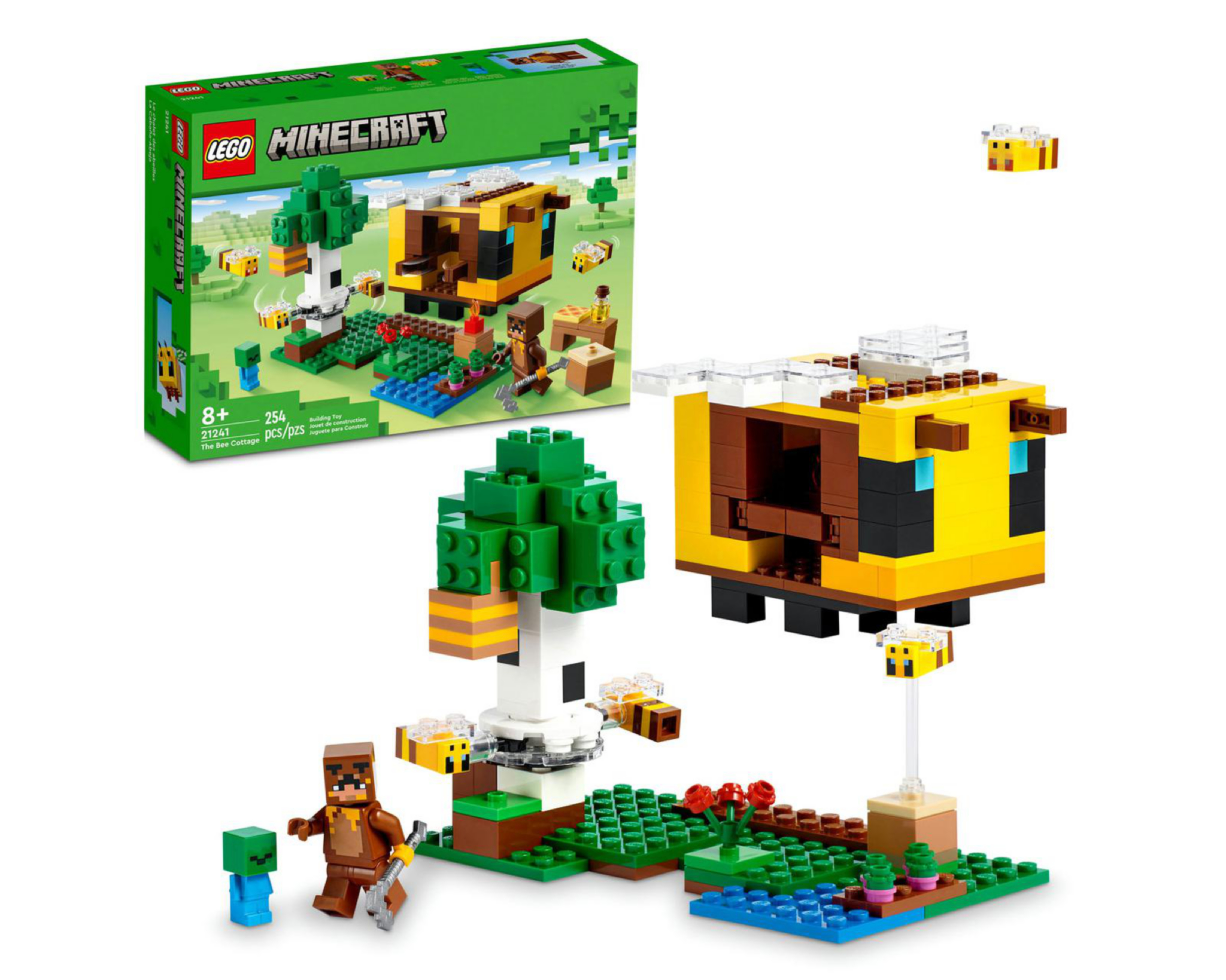 Foto 2 | LEGO Minecraft: La Cabaña-Abeja