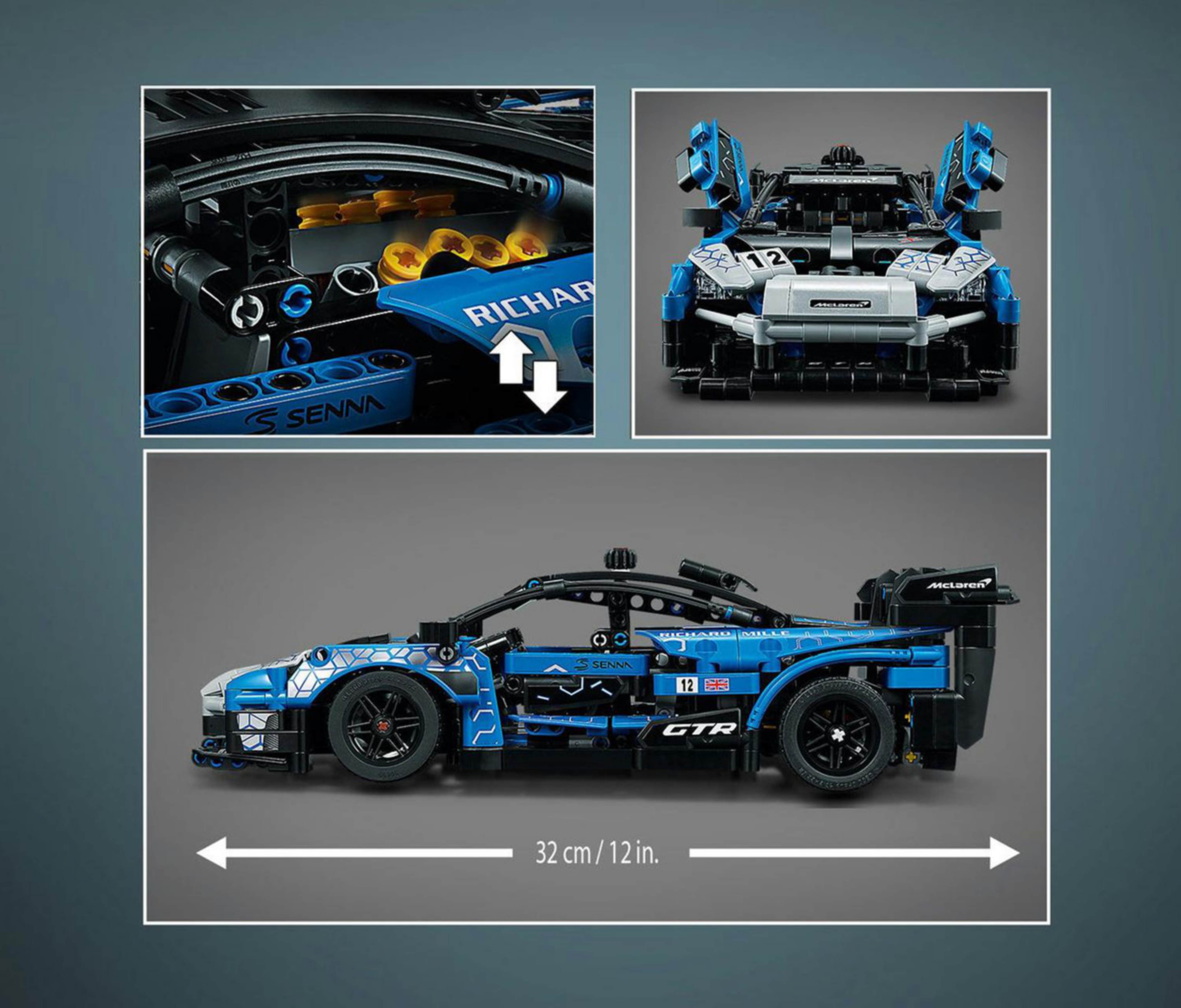 Foto 8 pulgar | LEGO Technic: McLaren Senna GTR