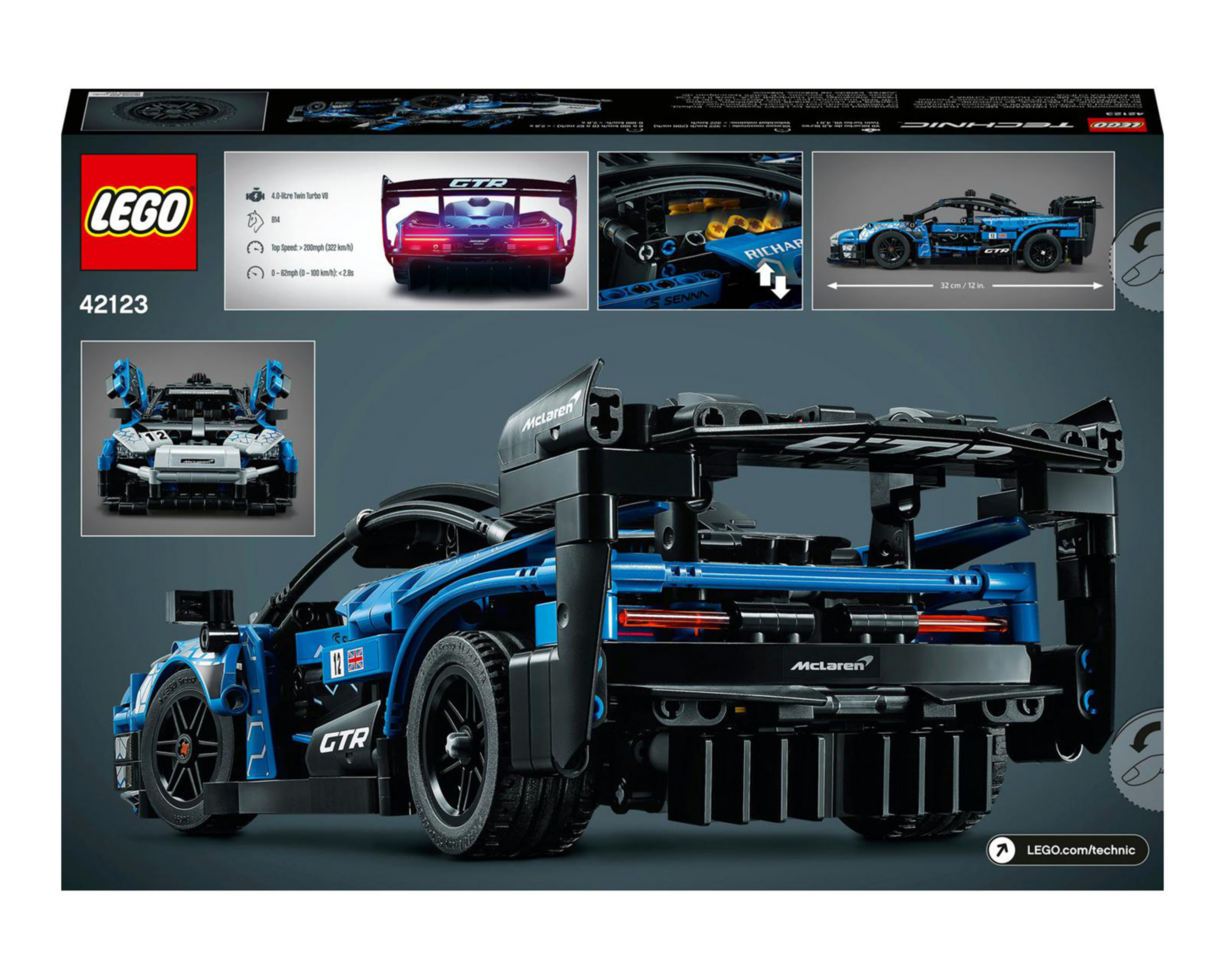 Foto 10 pulgar | LEGO Technic: McLaren Senna GTR