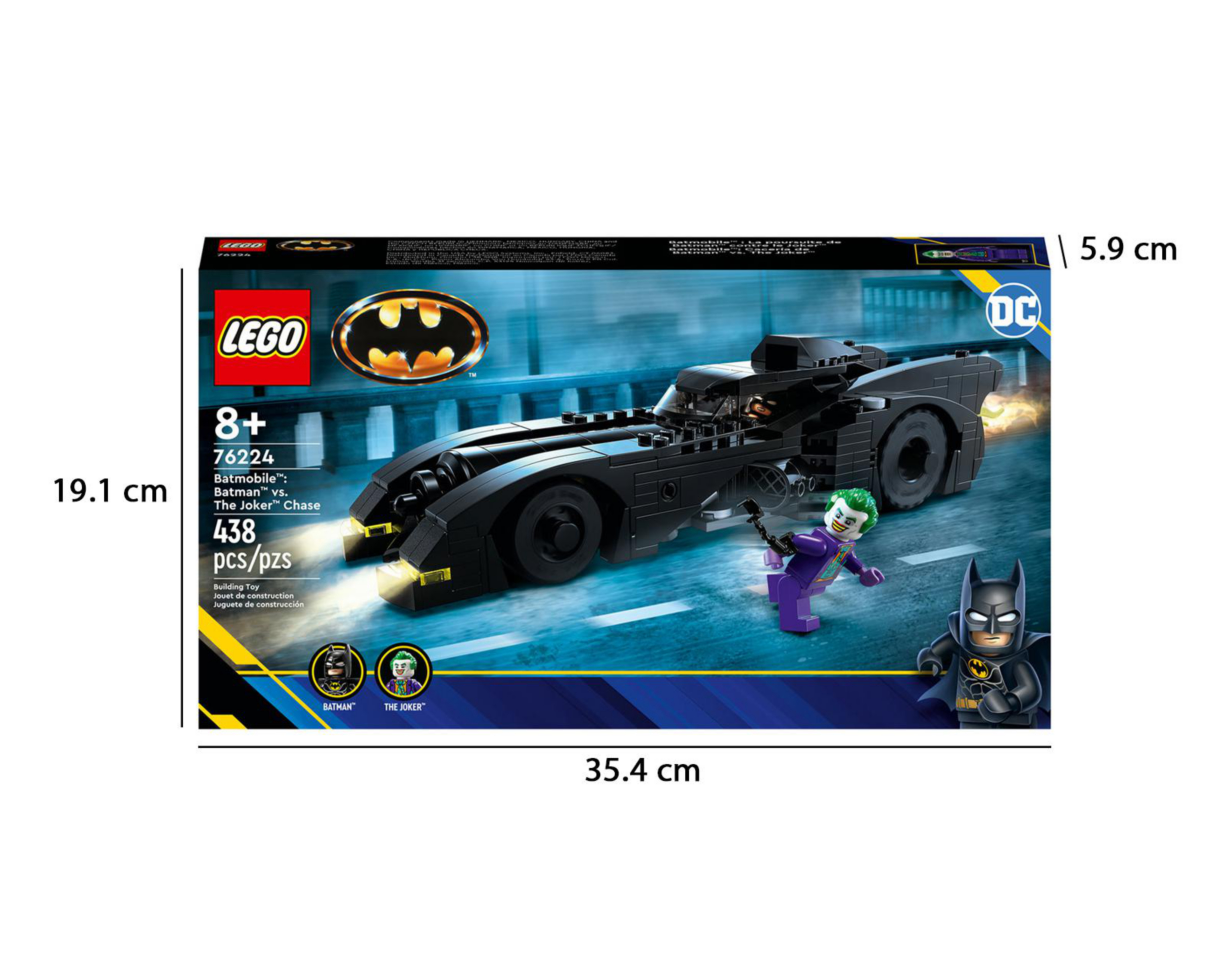 Foto 11 pulgar | LEGO Batman: Batmobile Caza de Batman vs. The Joker