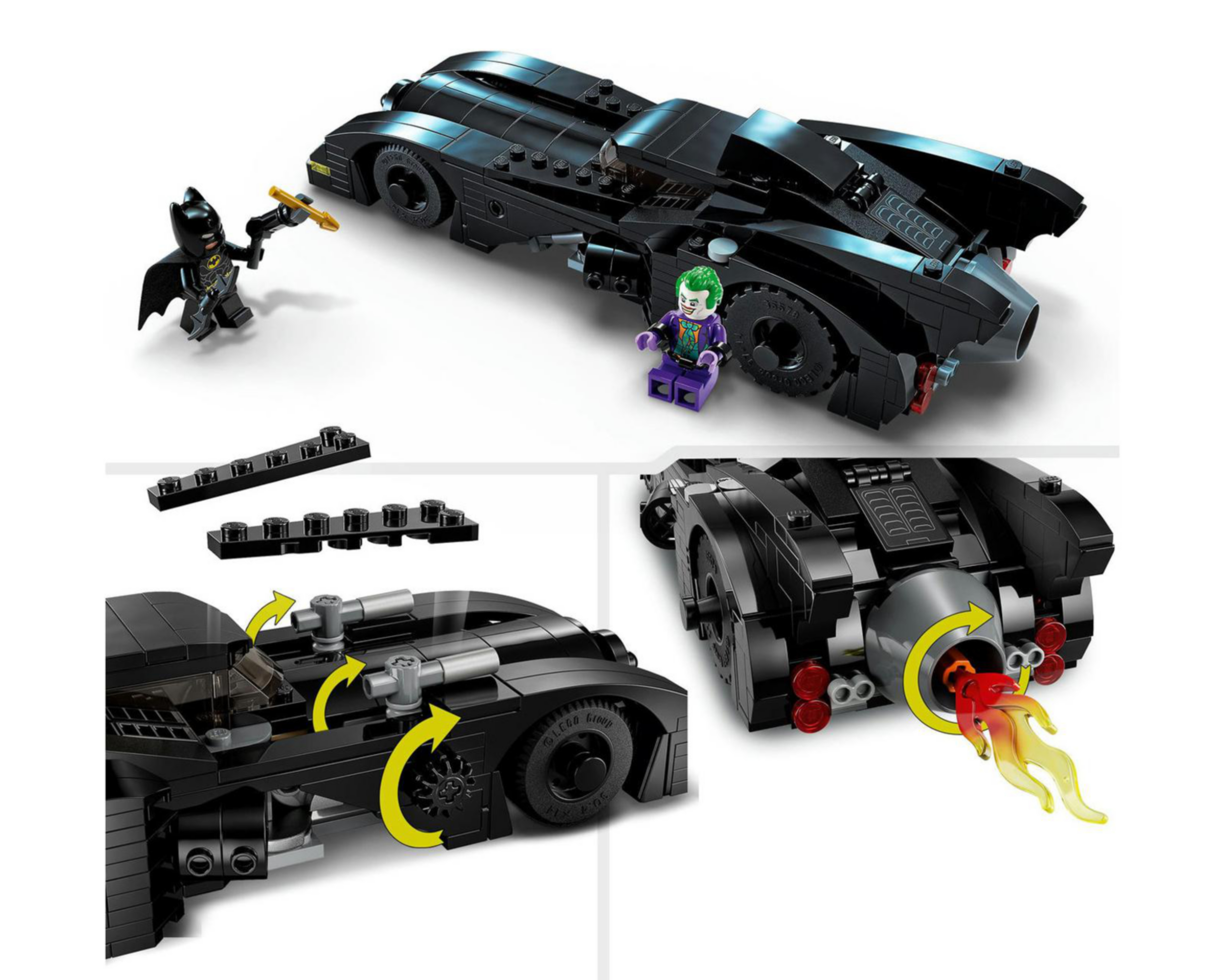 Foto 8 pulgar | LEGO Batman: Batmobile Caza de Batman vs. The Joker