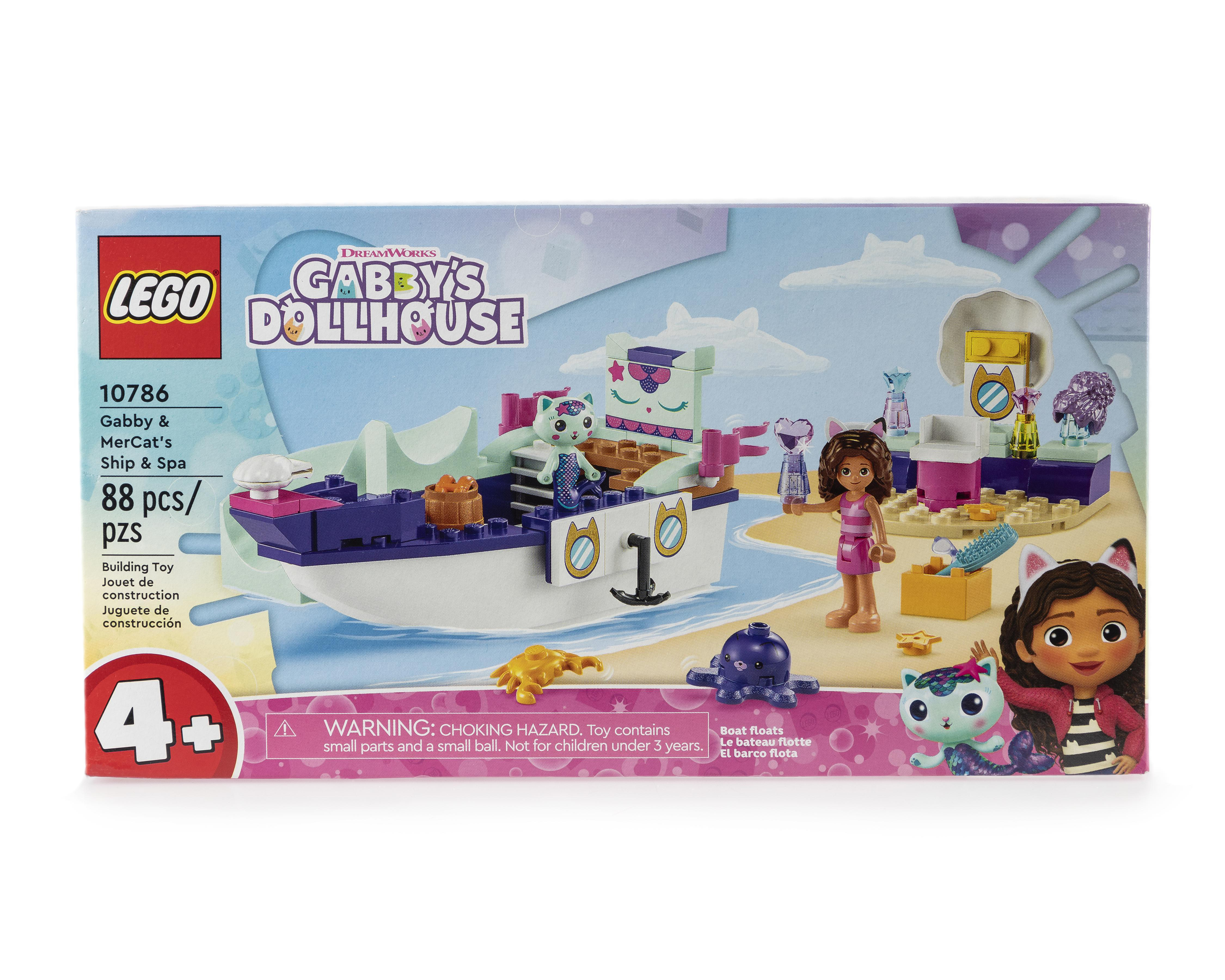 LEGO Gabby's Dollhouse Barco y Spa de Gabby y Siregata