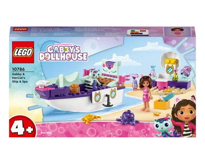 Foto 2 | LEGO Gabby's Dollhouse Barco y Spa de Gabby y Siregata