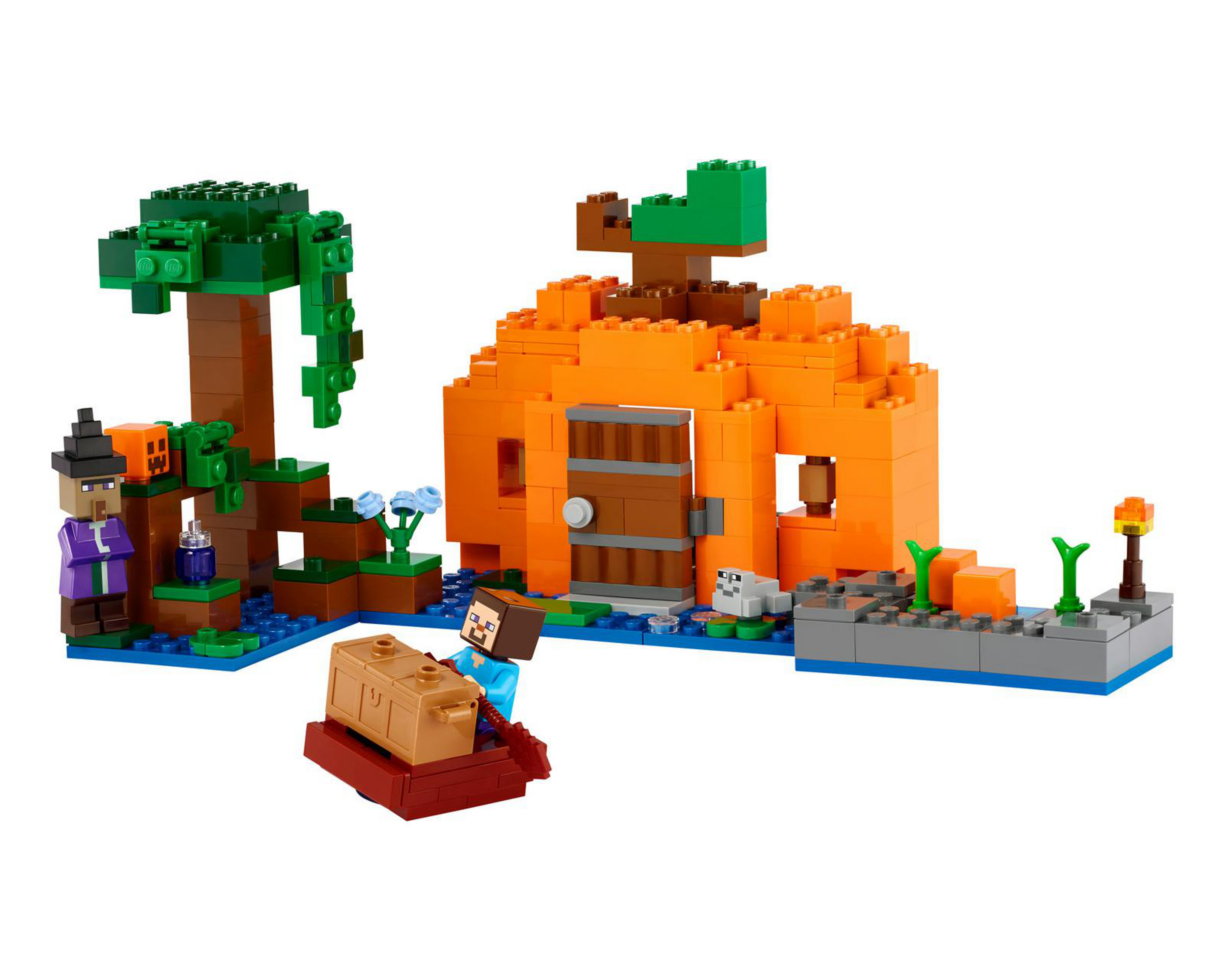 Foto 4 pulgar | LEGO Minecraft: La Granja-Calabaza