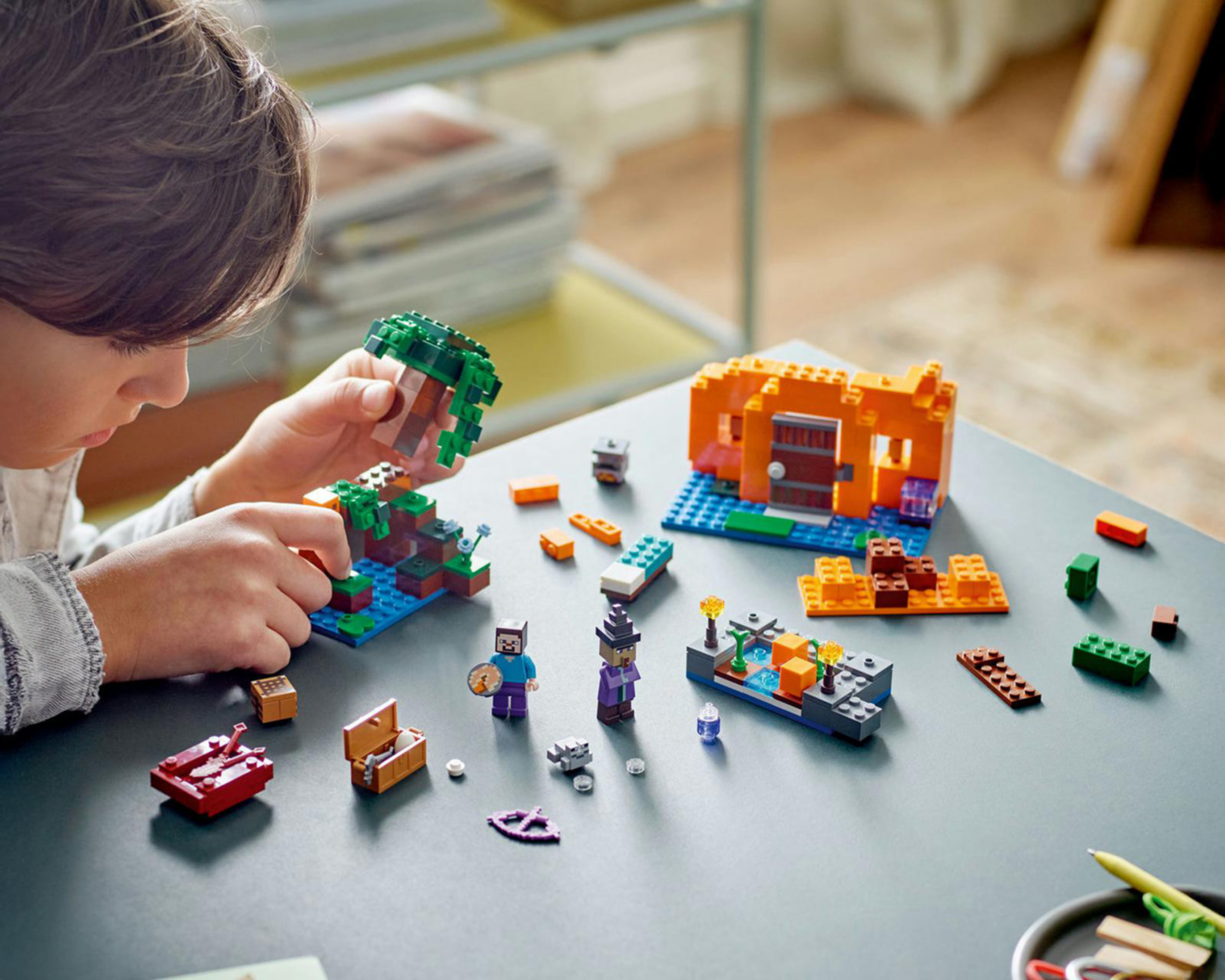 Foto 5 pulgar | LEGO Minecraft: La Granja-Calabaza