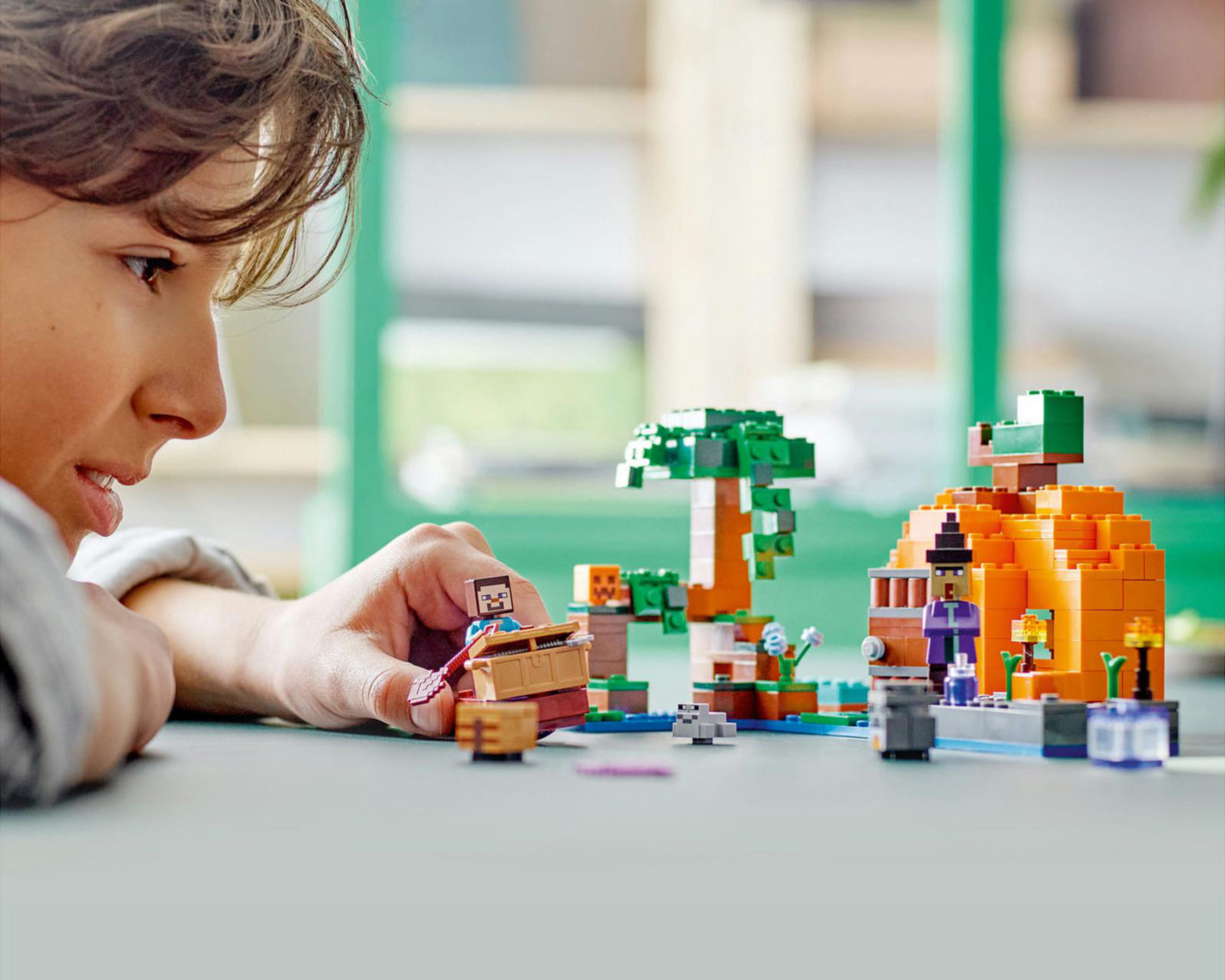 Foto 6 pulgar | LEGO Minecraft: La Granja-Calabaza