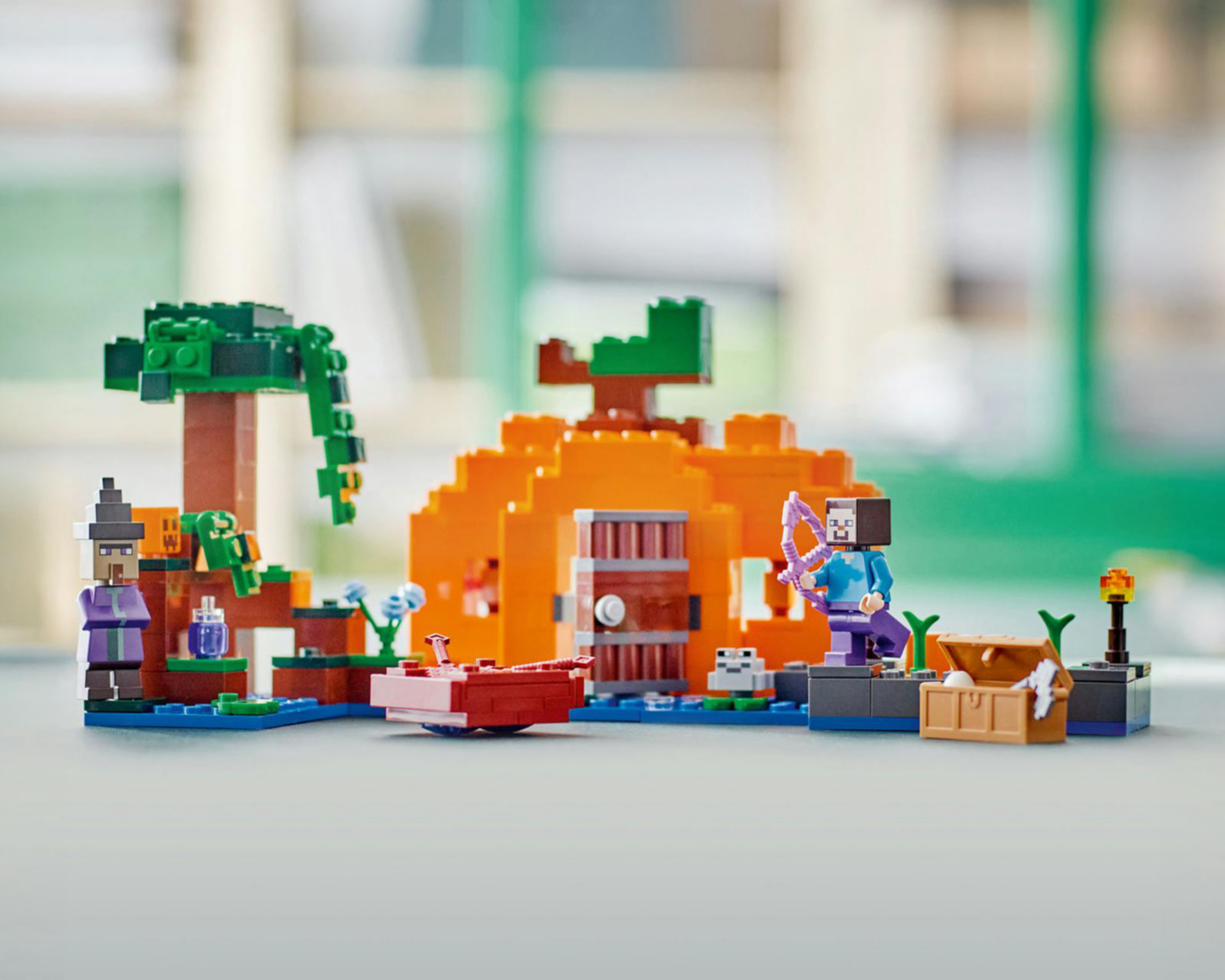 Foto 7 pulgar | LEGO Minecraft: La Granja-Calabaza