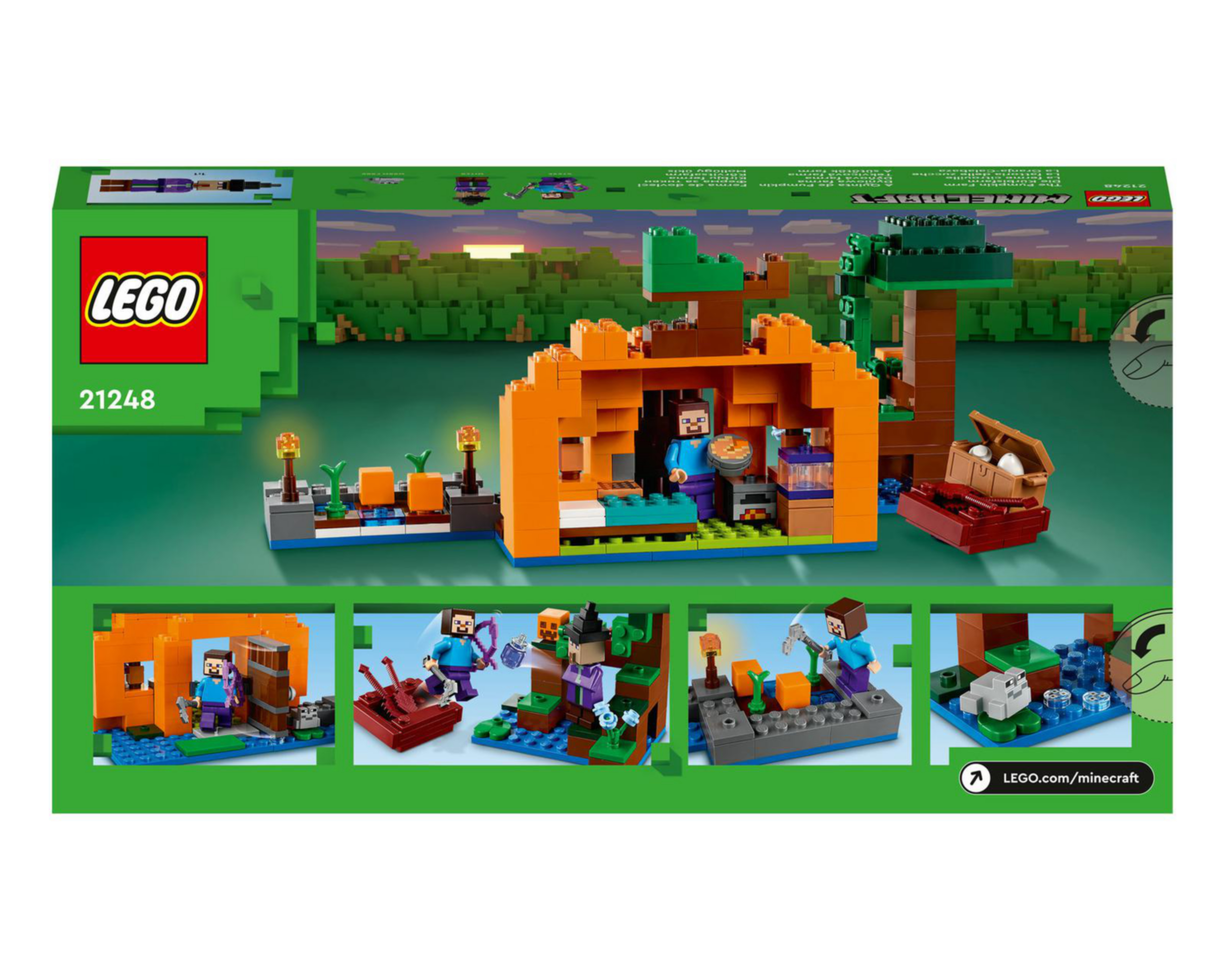 Foto 10 pulgar | LEGO Minecraft: La Granja-Calabaza