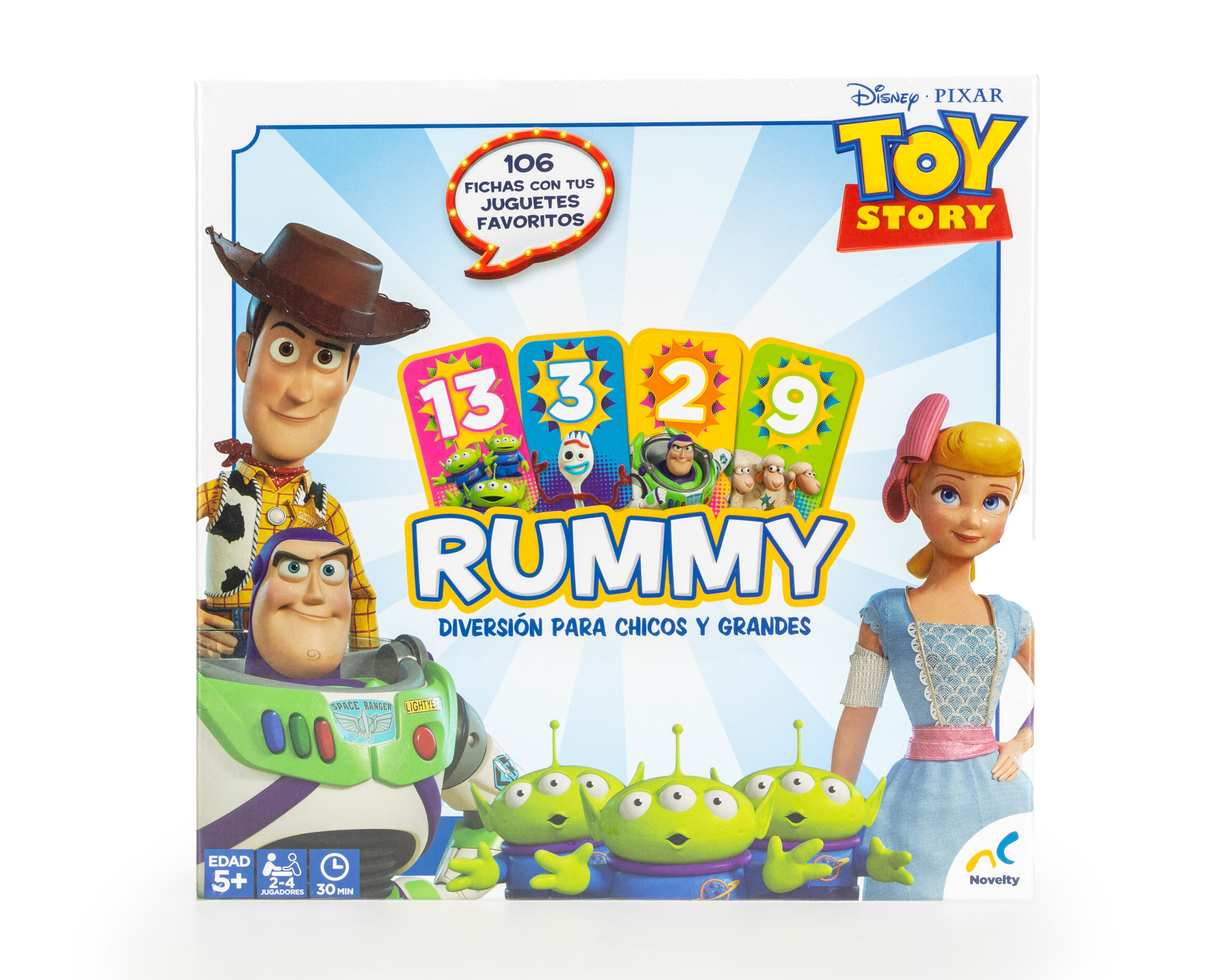 Foto 2 pulgar | Juego de Mesa Rummy Toy Story Novelty