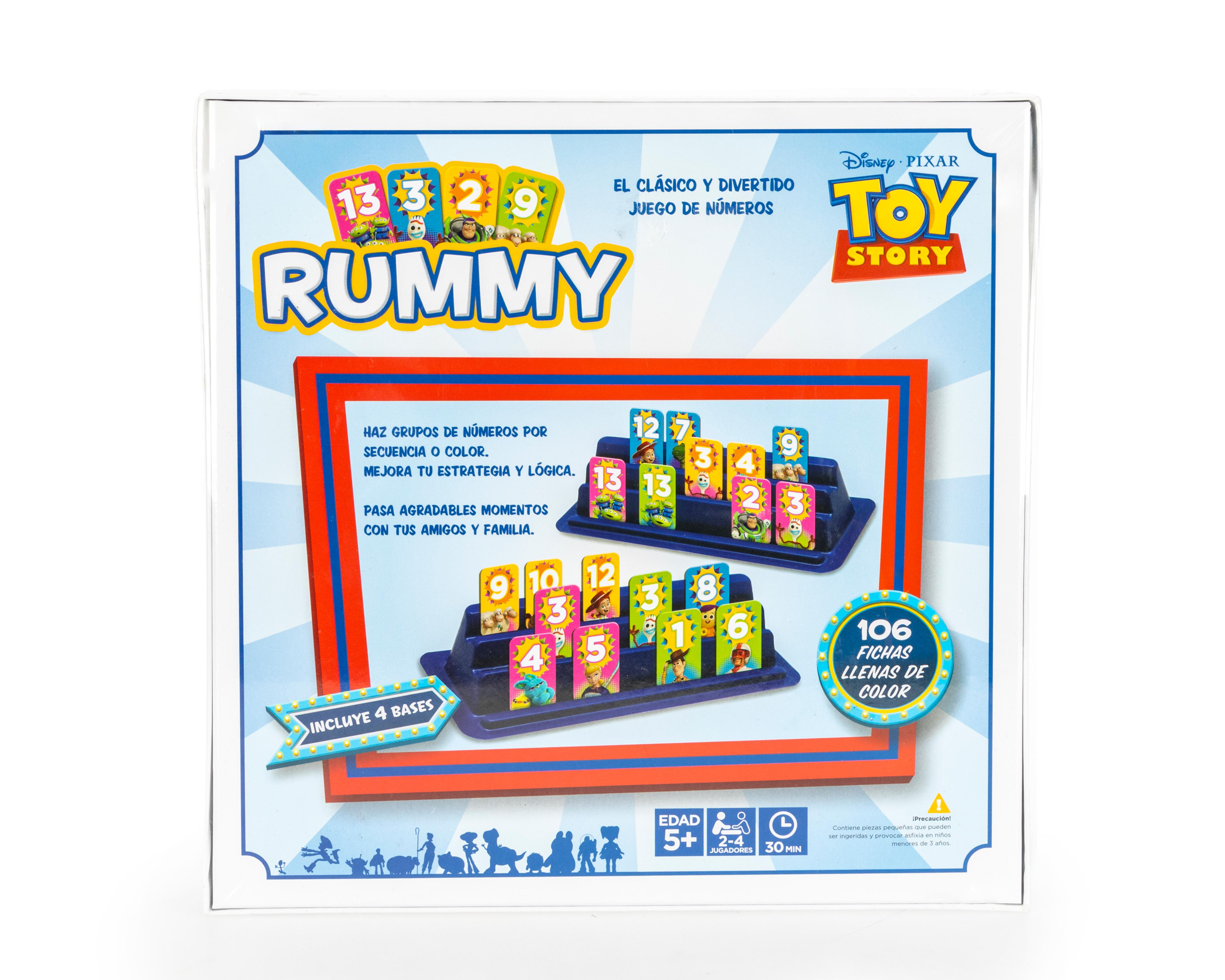 Foto 3 pulgar | Juego de Mesa Rummy Toy Story Novelty