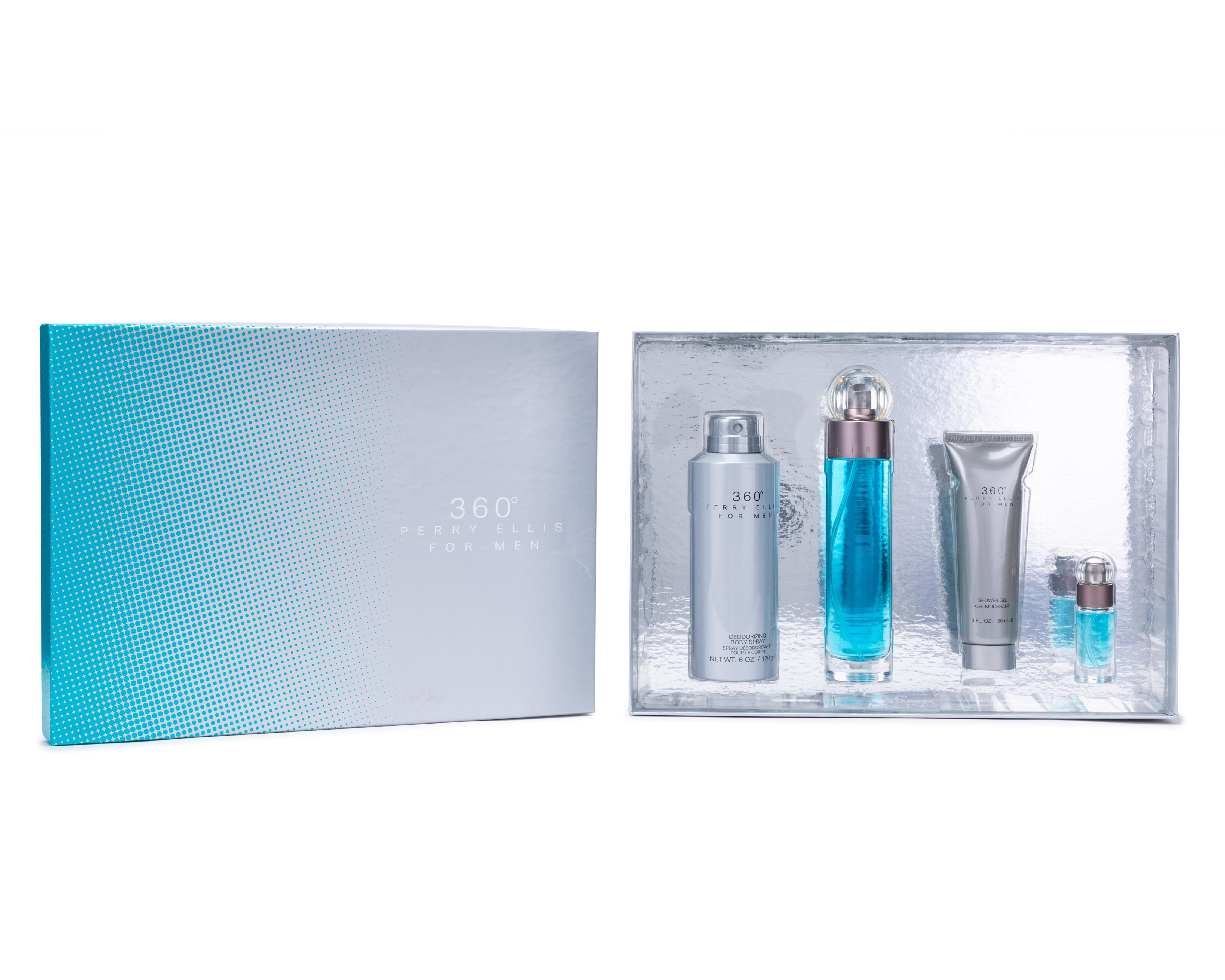 Foto 5 pulgar | Estuche para Hombre Perry Ellis 360° 4 Piezas