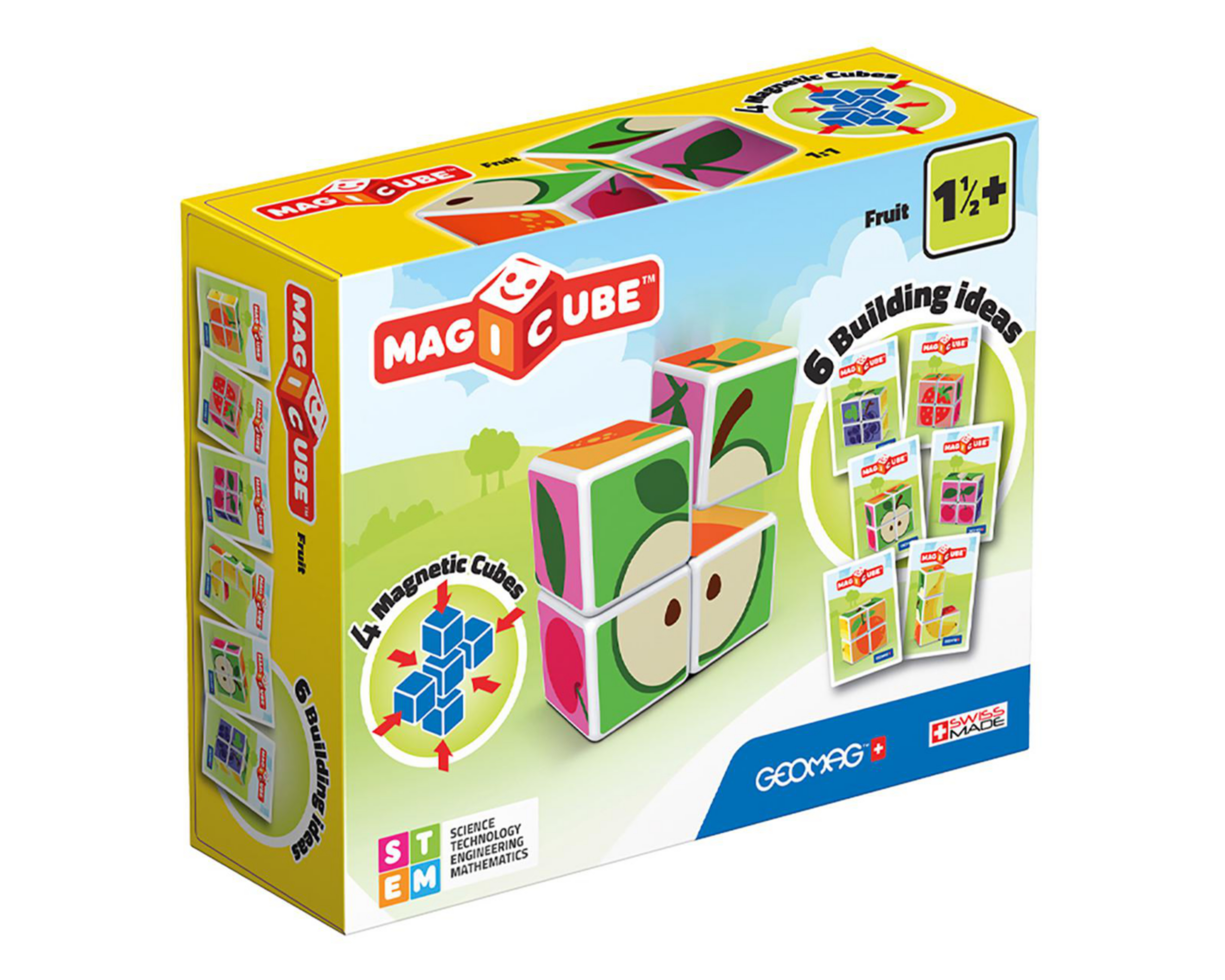 Cubos Magnéticos Geomag Magicube Fruit $359