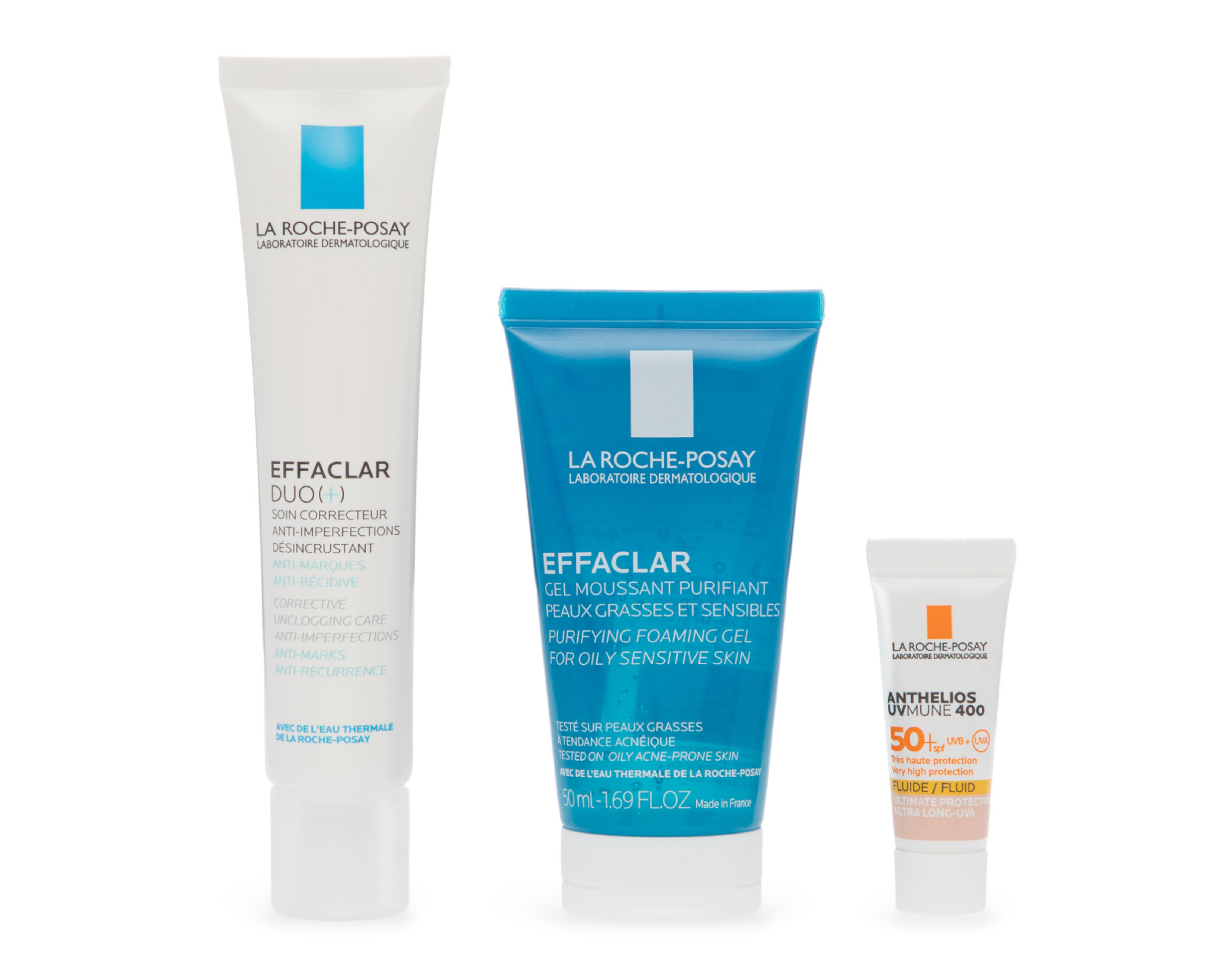 Foto 2 pulgar | Corrector Effaclar Duo (+) 40 ml + Gel Purificante Effaclar 50 ml + Protector Solar Anthelios La Roche Posay