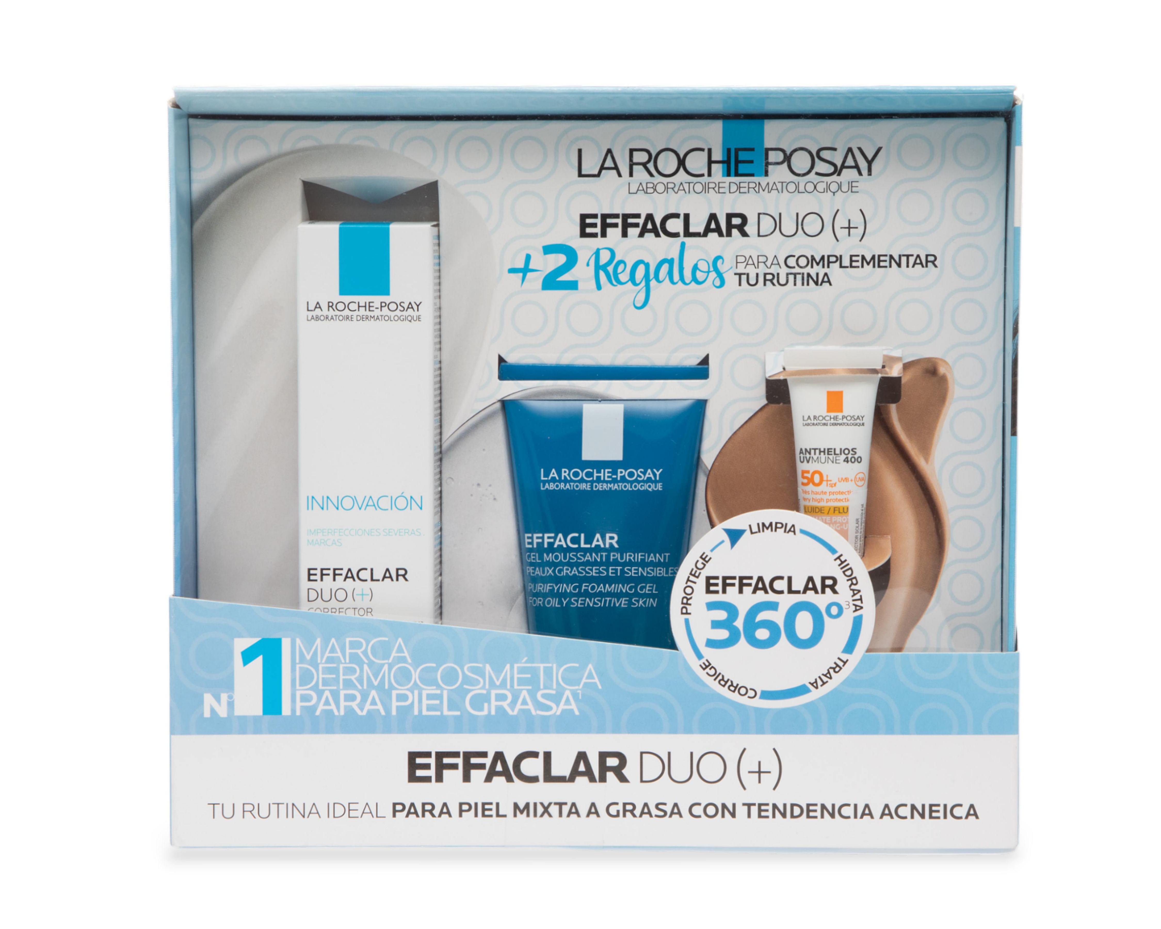 Foto 6 pulgar | Corrector Effaclar Duo (+) 40 ml + Gel Purificante Effaclar 50 ml + Protector Solar Anthelios La Roche Posay