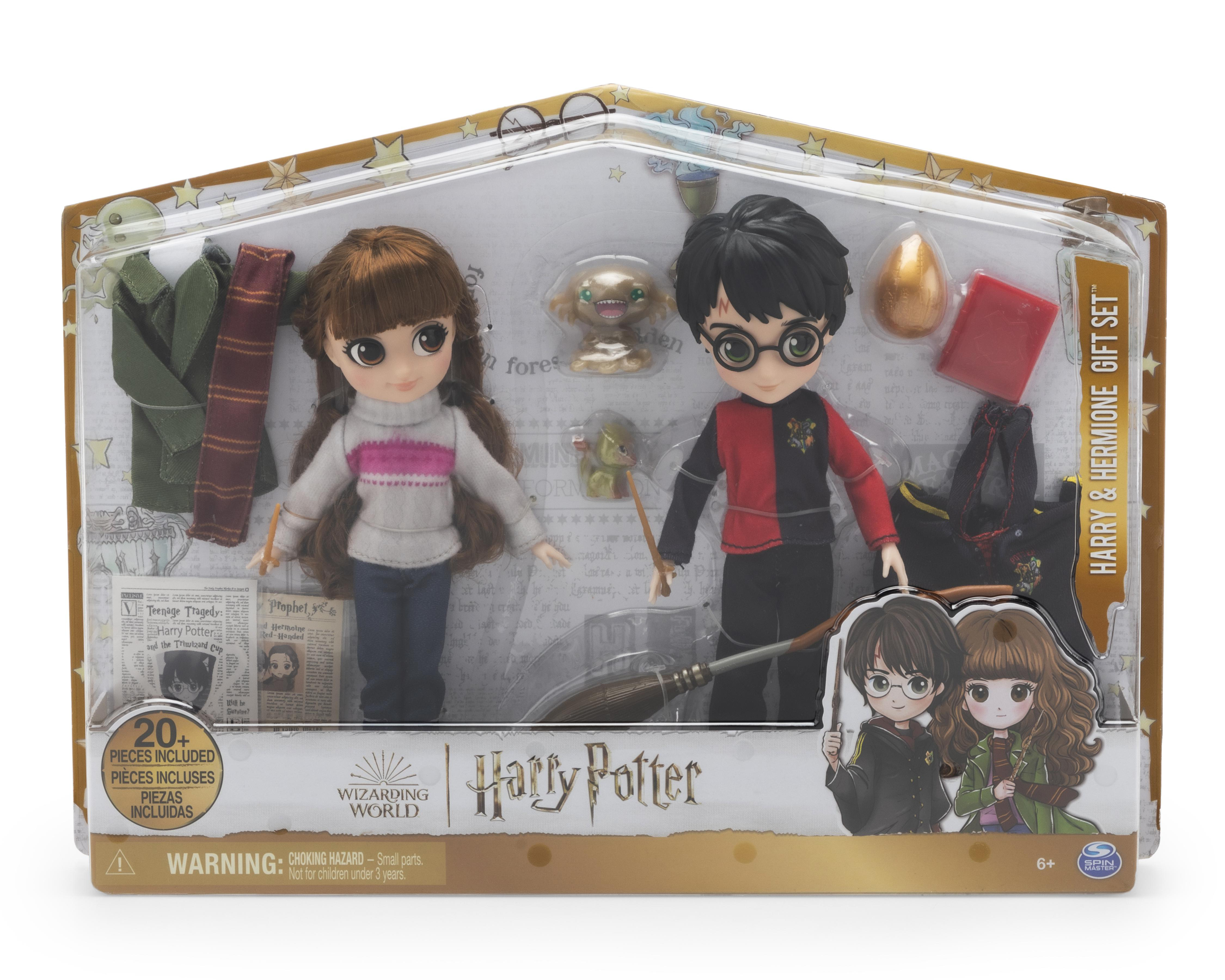 Foto 2 pulgar | Harry y Hermione Spin Master Wizarding World Harry Potter Gift Set