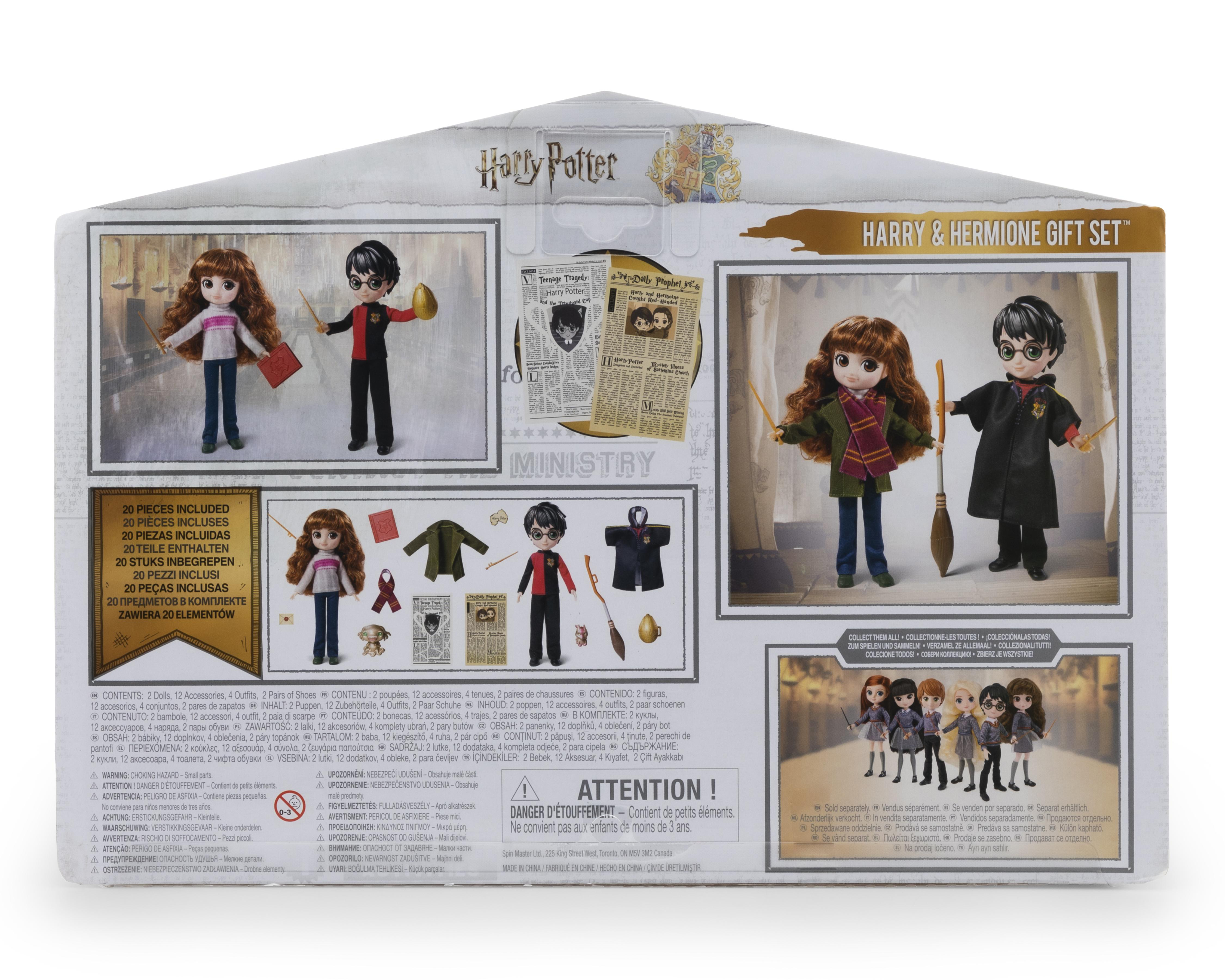 Foto 3 pulgar | Harry y Hermione Spin Master Wizarding World Harry Potter Gift Set