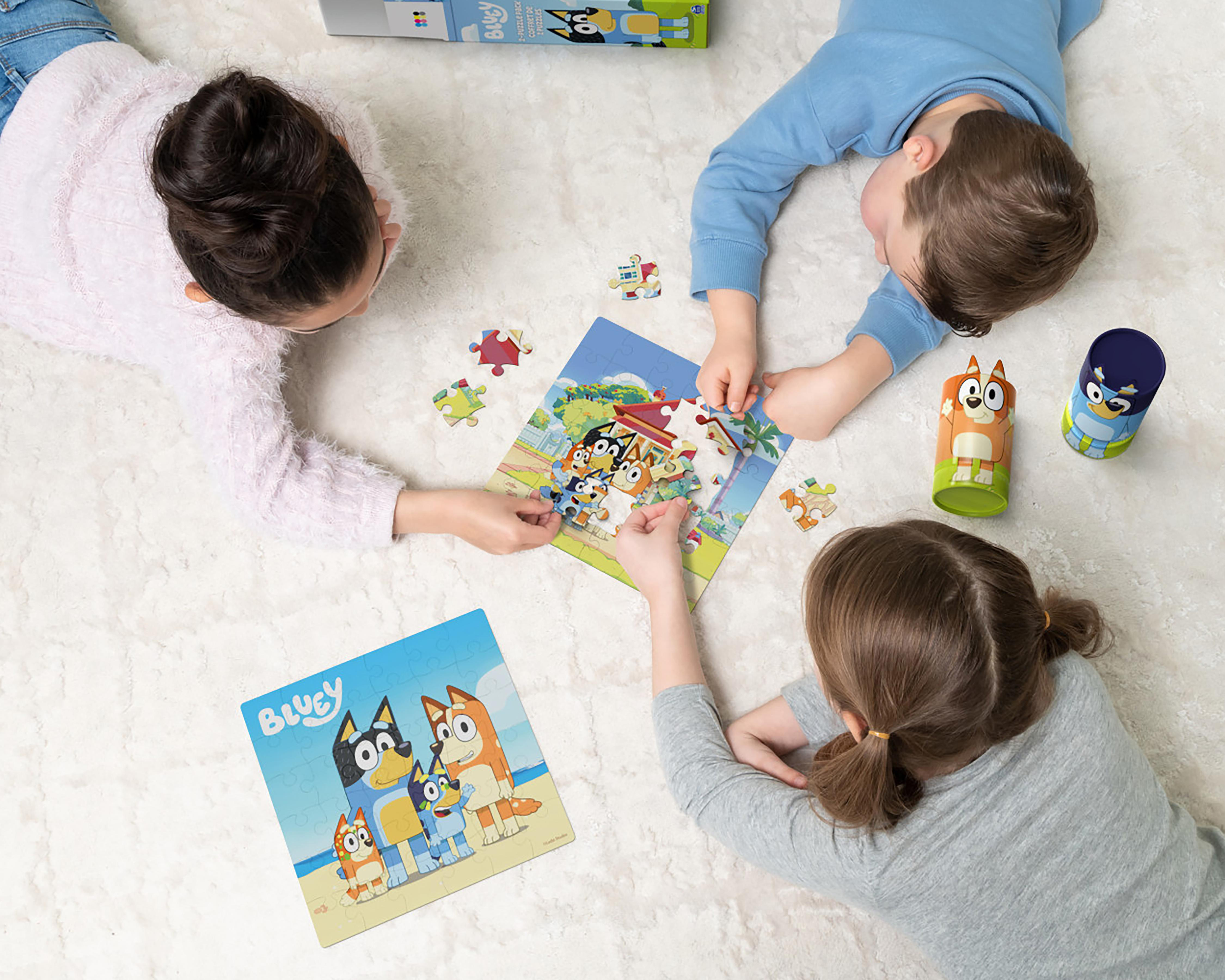 Foto 5 | Rompecabezas de Tubo Spin Master Bluey 72 Piezas