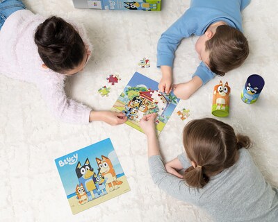 Foto 5 | Rompecabezas de Tubo Spin Master Bluey 72 Piezas