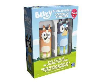 Foto 9 | Rompecabezas de Tubo Spin Master Bluey 72 Piezas