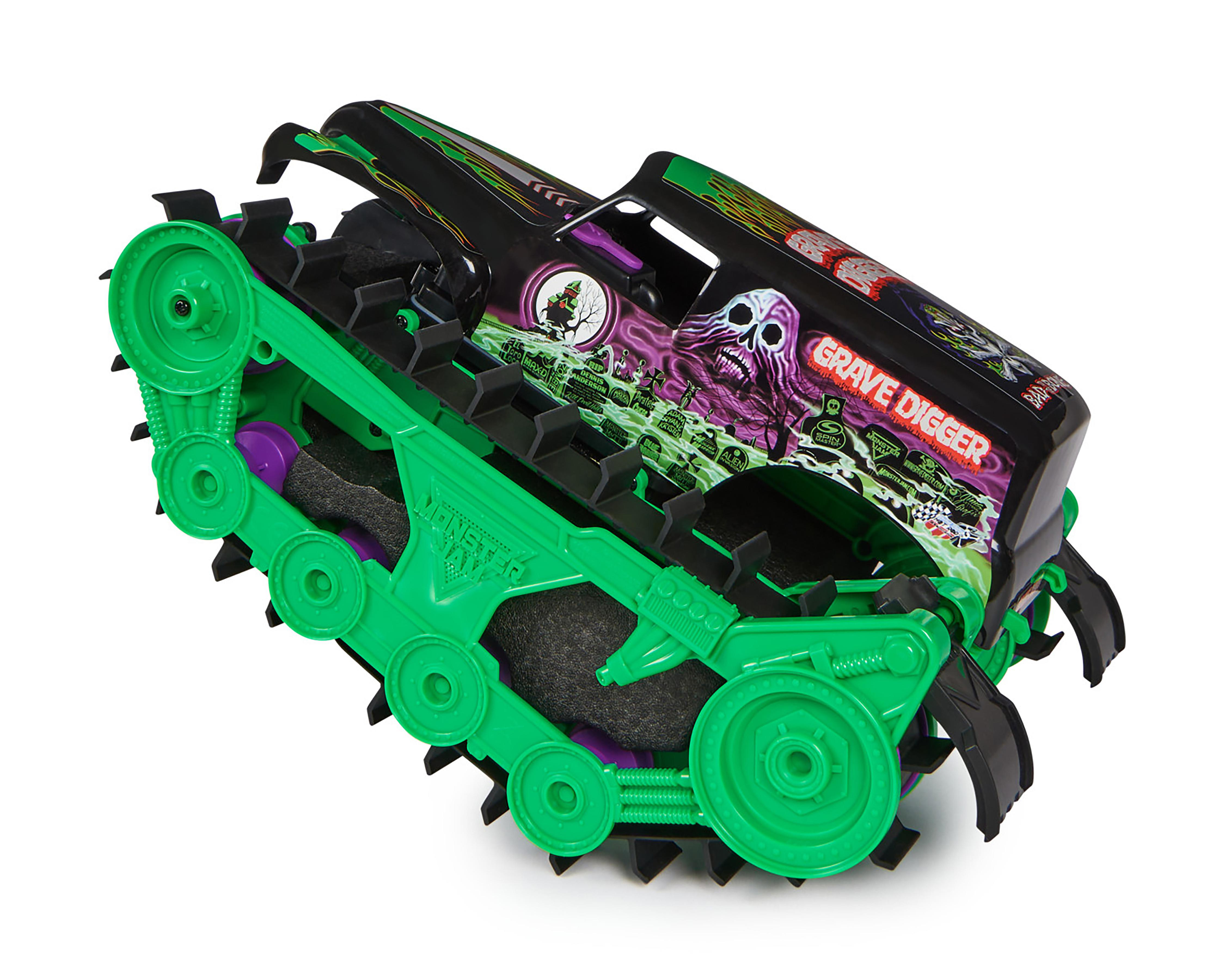 Foto 6 pulgar | Tanque a Control Remoto Spin Master Monster Jam Grave Digger Trax