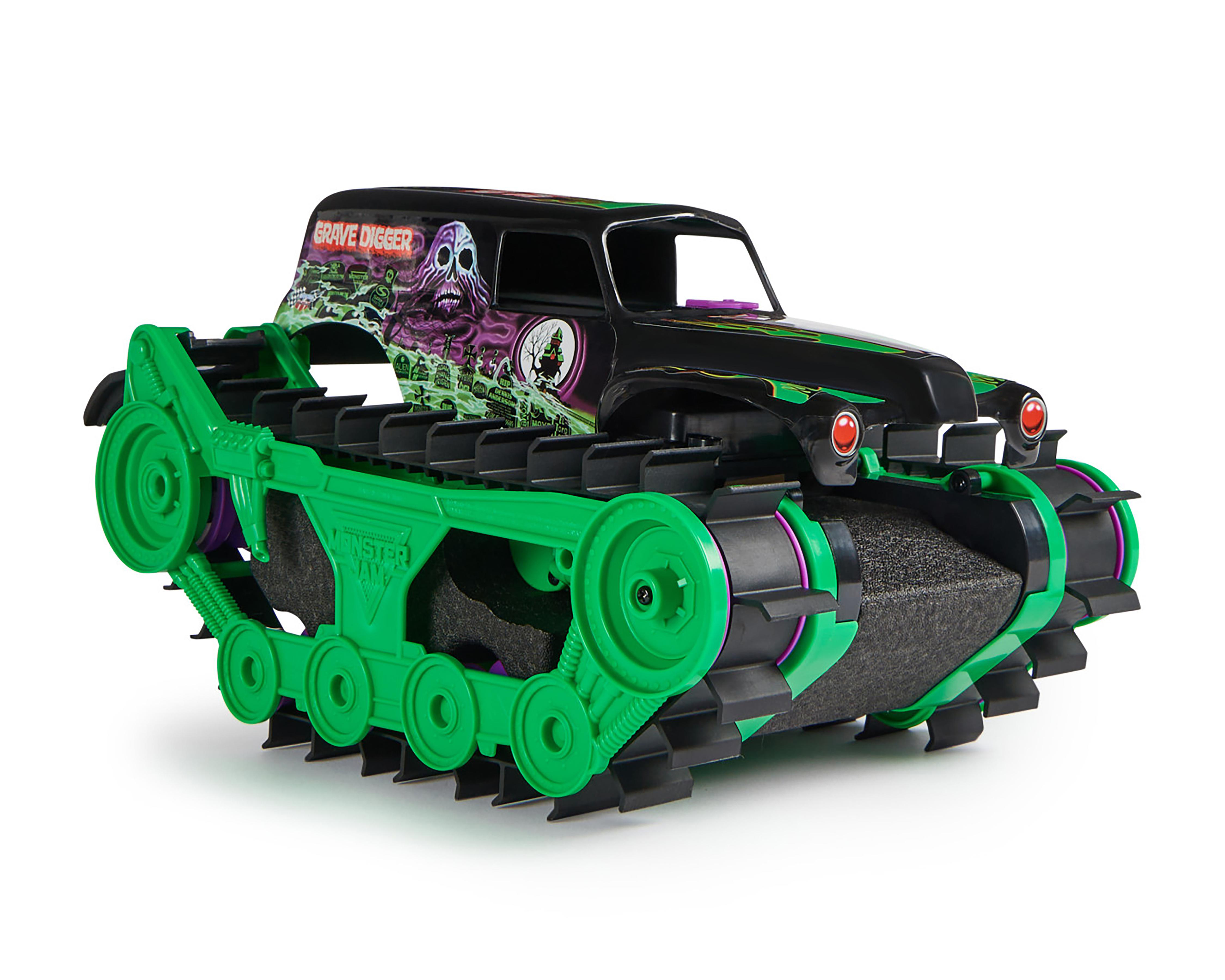 Foto 7 pulgar | Tanque a Control Remoto Spin Master Monster Jam Grave Digger Trax