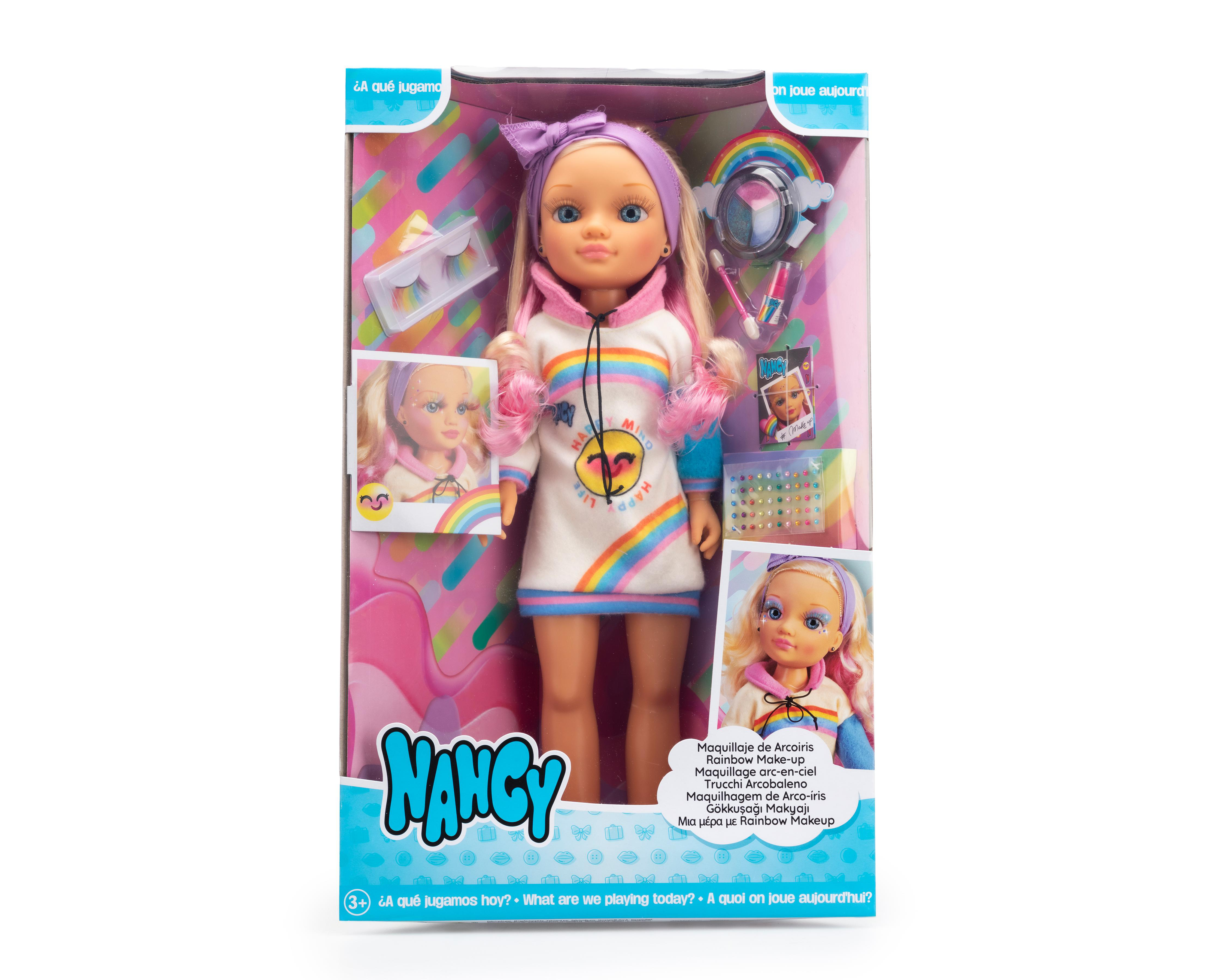 Foto 1 | Muñeca Nancy Maquillaje de Arcoíris